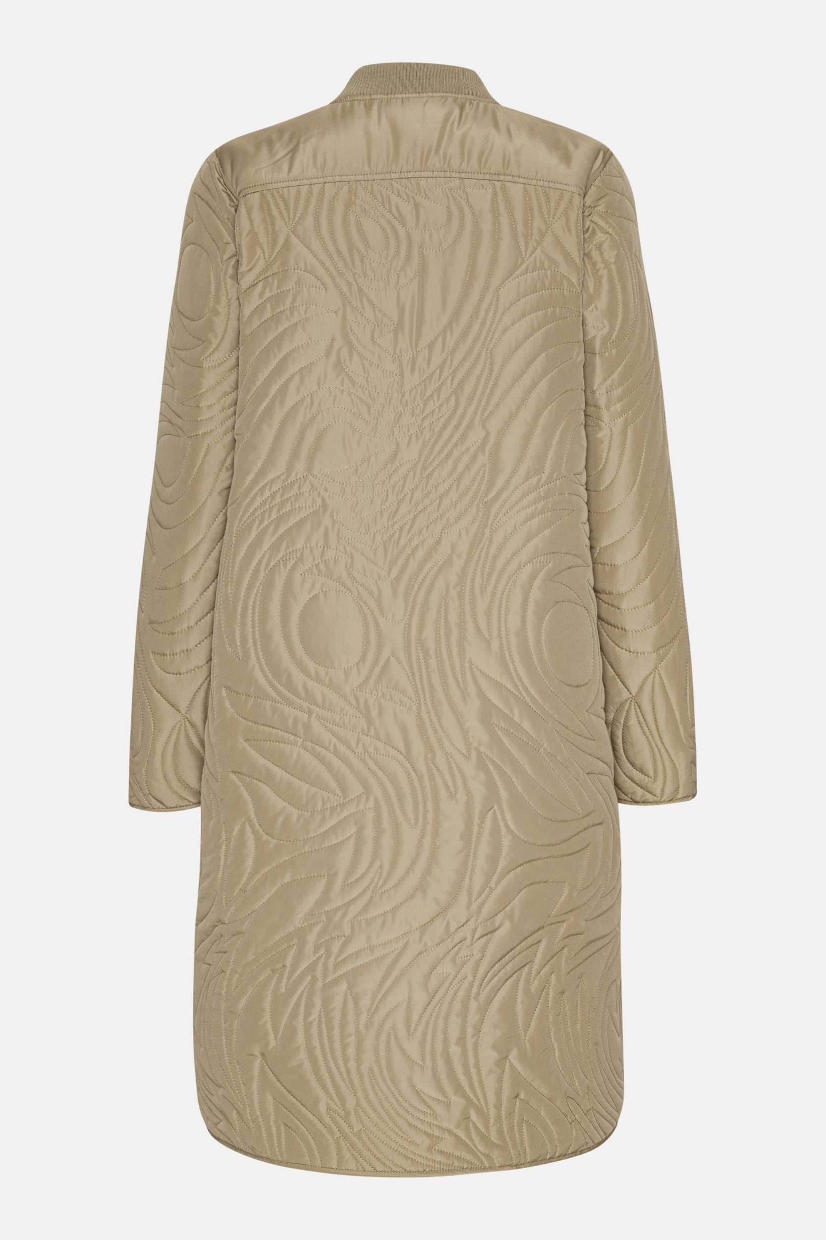 Gewatteerd Jack DUNE06 | Greige | Coat | Ilse Jacobsen