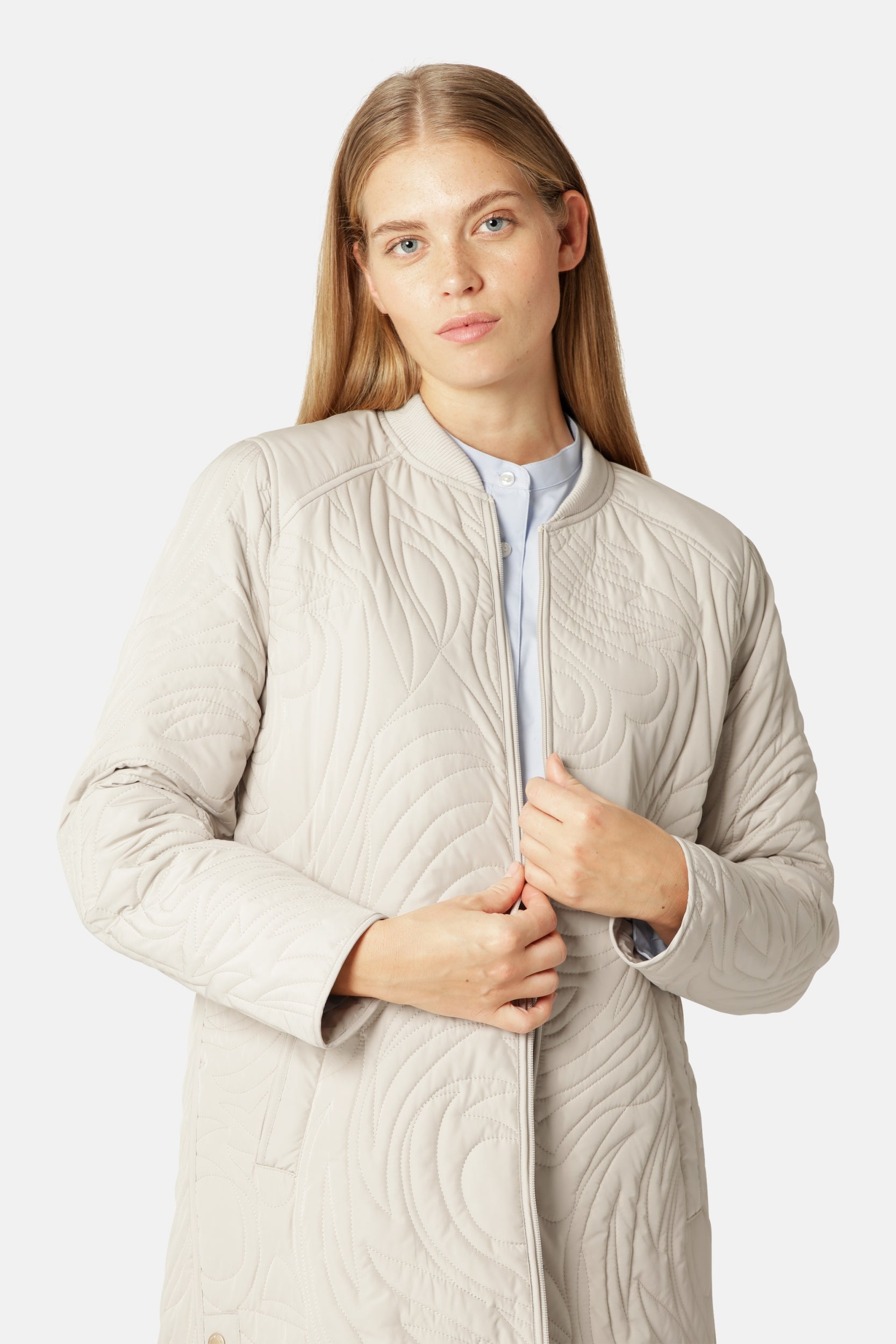 Lang Gewatteerd Jack DUNE06 | Kit | Coat | Ilse Jacobsen