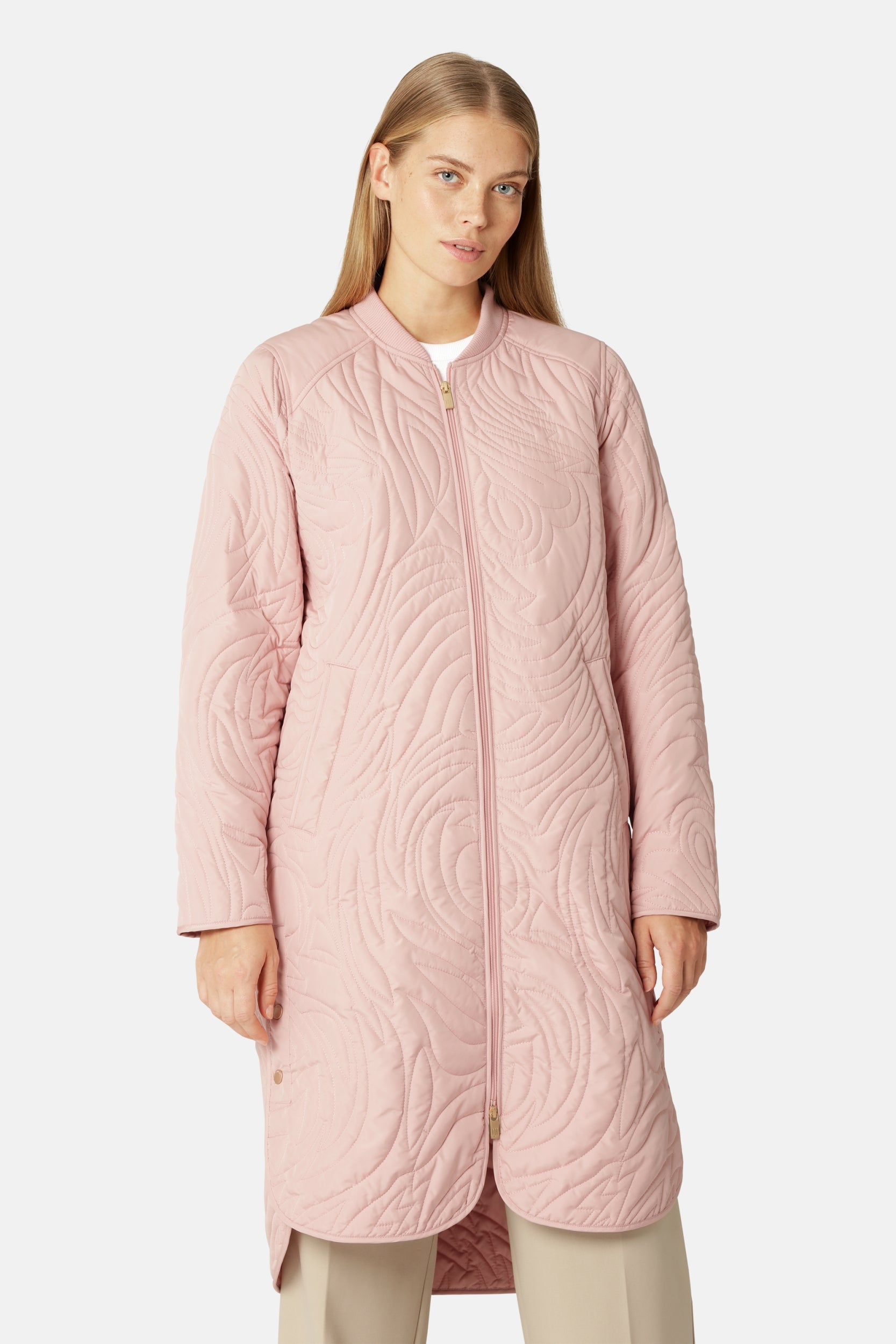 Gewatteerd Jack DUNE06 | Peachskin | Coat | Ilse Jacobsen