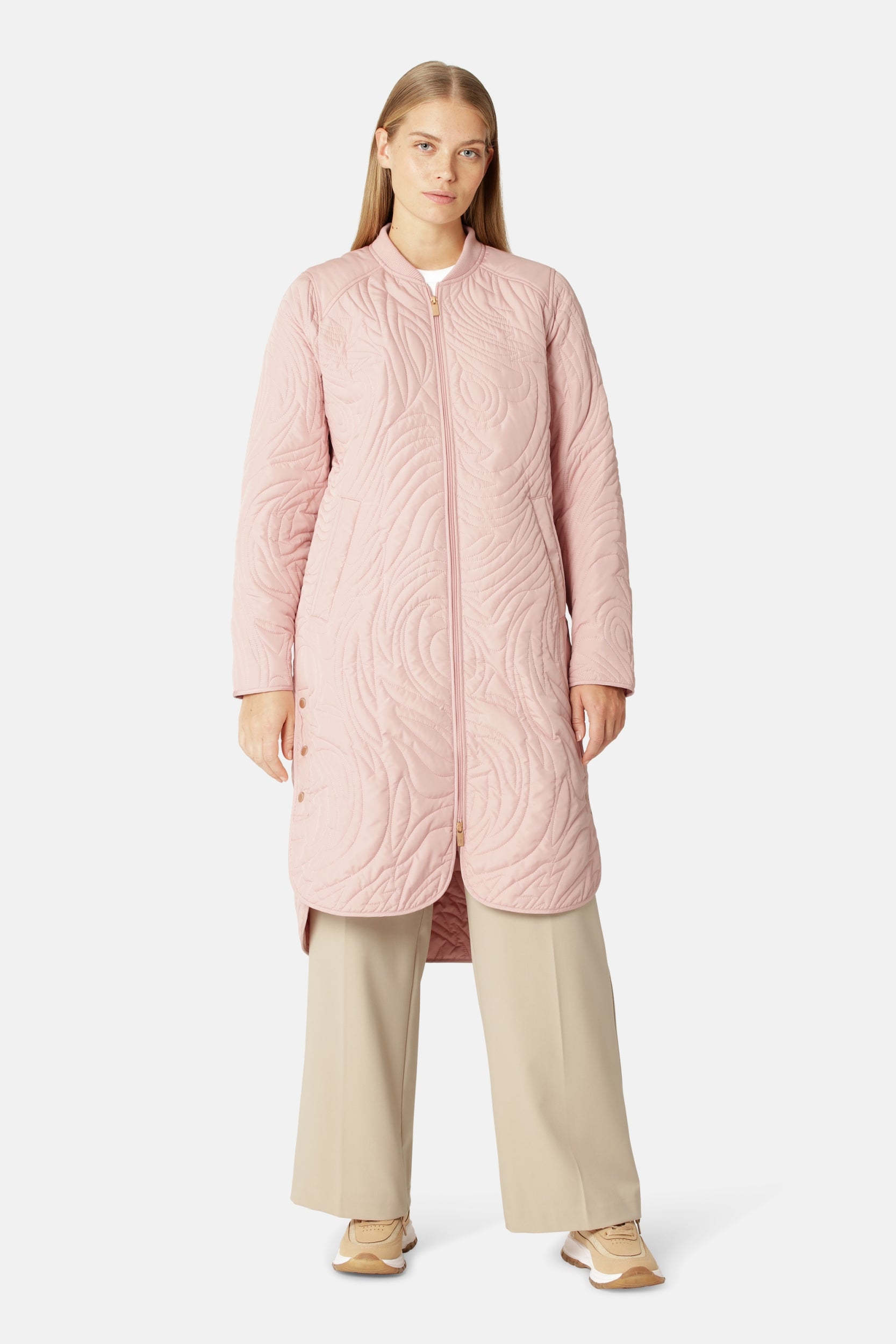 Gewatteerd Jack DUNE06 | Peachskin | Coat | Ilse Jacobsen