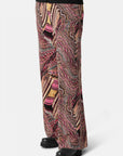 Flare Broek Lange jurk Elisa07Shell - 908 Rosy Pink | Rosy Pink | Rosy Pink | Trouser | Ilse Jacobsen