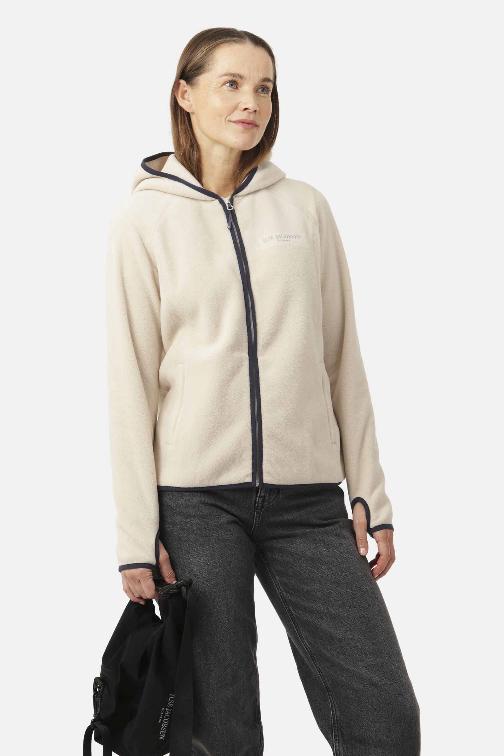 Fleece Vest FLEECEWIND03 | Light Sand | Jacket | Ilse Jacobsen