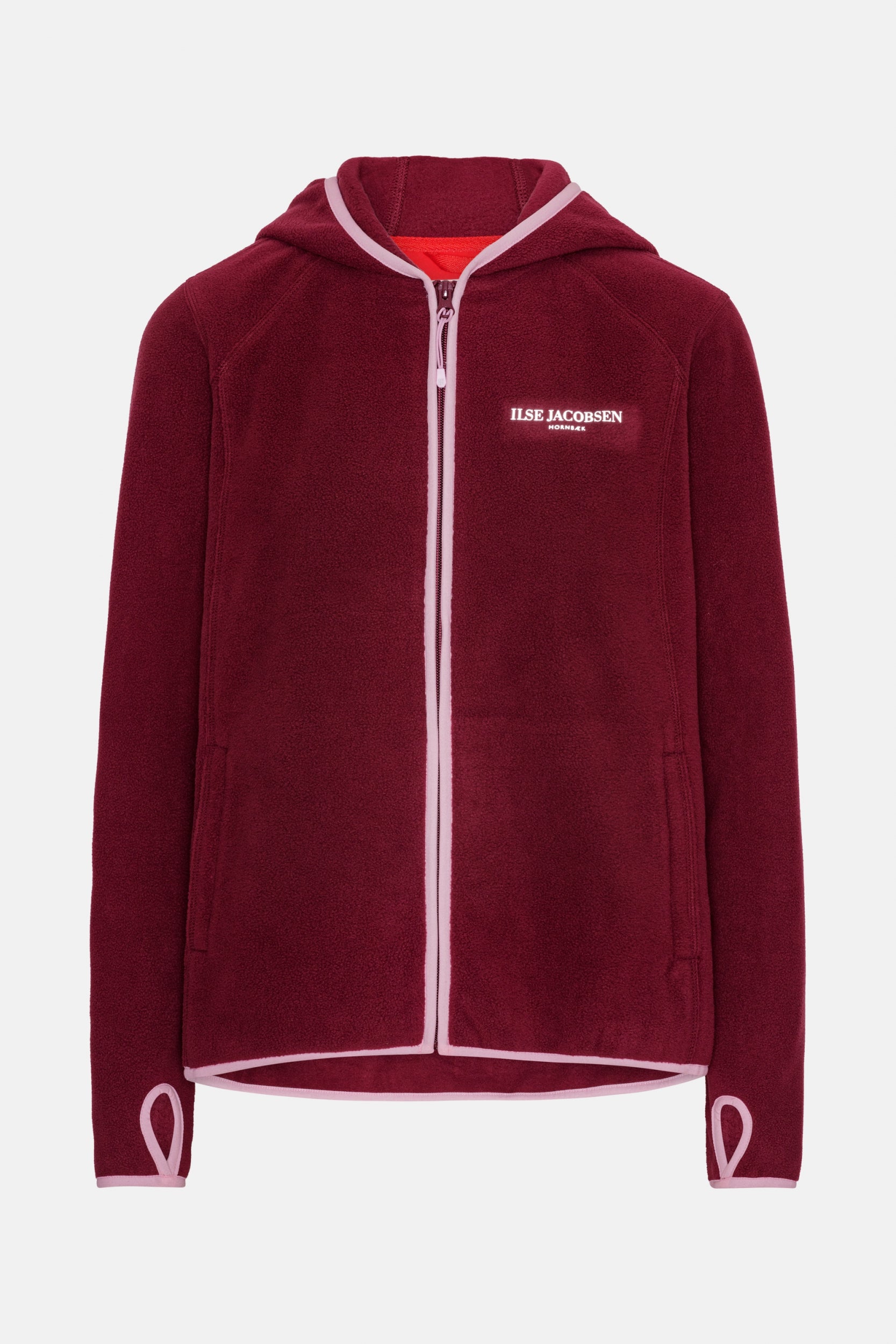 Fleece Vest FLEECEWIND03 | Maroon Banner | Jacket | Ilse Jacobsen