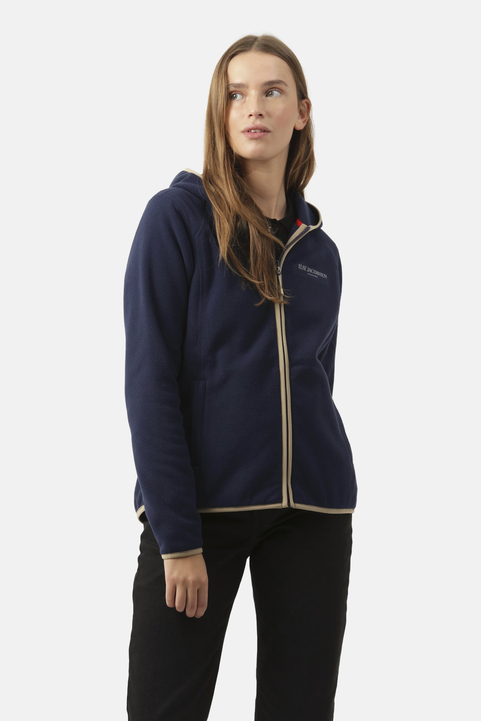 Fleece Vest FLEECEWIND03 | Navy | Jacket | Ilse Jacobsen