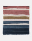 Gestreepte Sjaal LICCO01P - 115 Beige Organic Stripe | Beige Organic Stripe | Scarf | Ilse Jacobsen