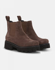 Suède Chelsea Enkellaarzen MILEY6010 - Chocolate Brown 229 | Chocolate Brown | Boots | Ilse Jacobsen