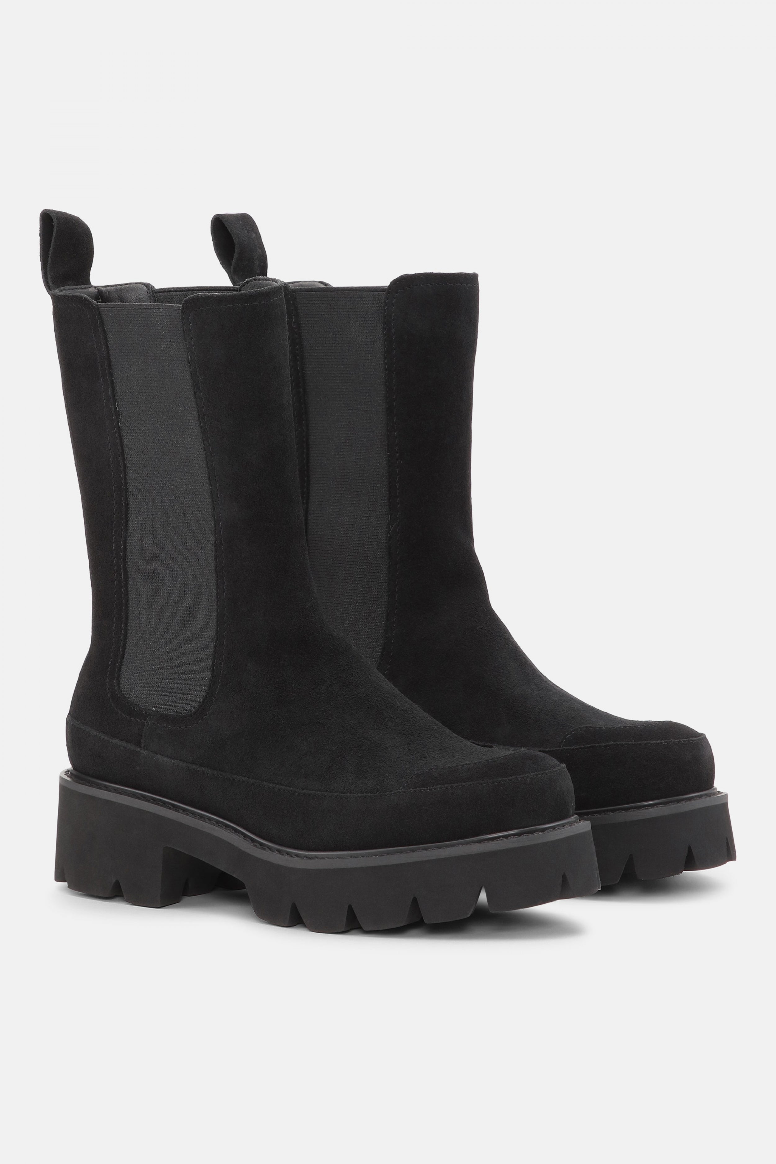 Suède Chelsea Laarzen MILEY7010 | Black | Boots | Ilse Jacobsen