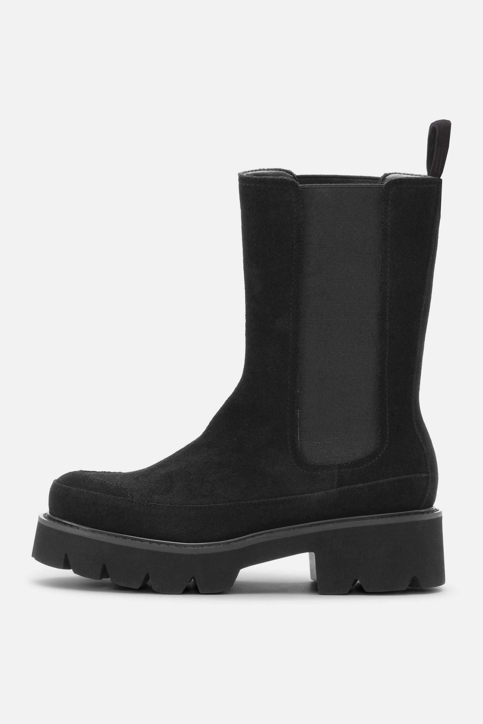 Suède Chelsea Laarzen MILEY7010 | Black | Boots | Ilse Jacobsen