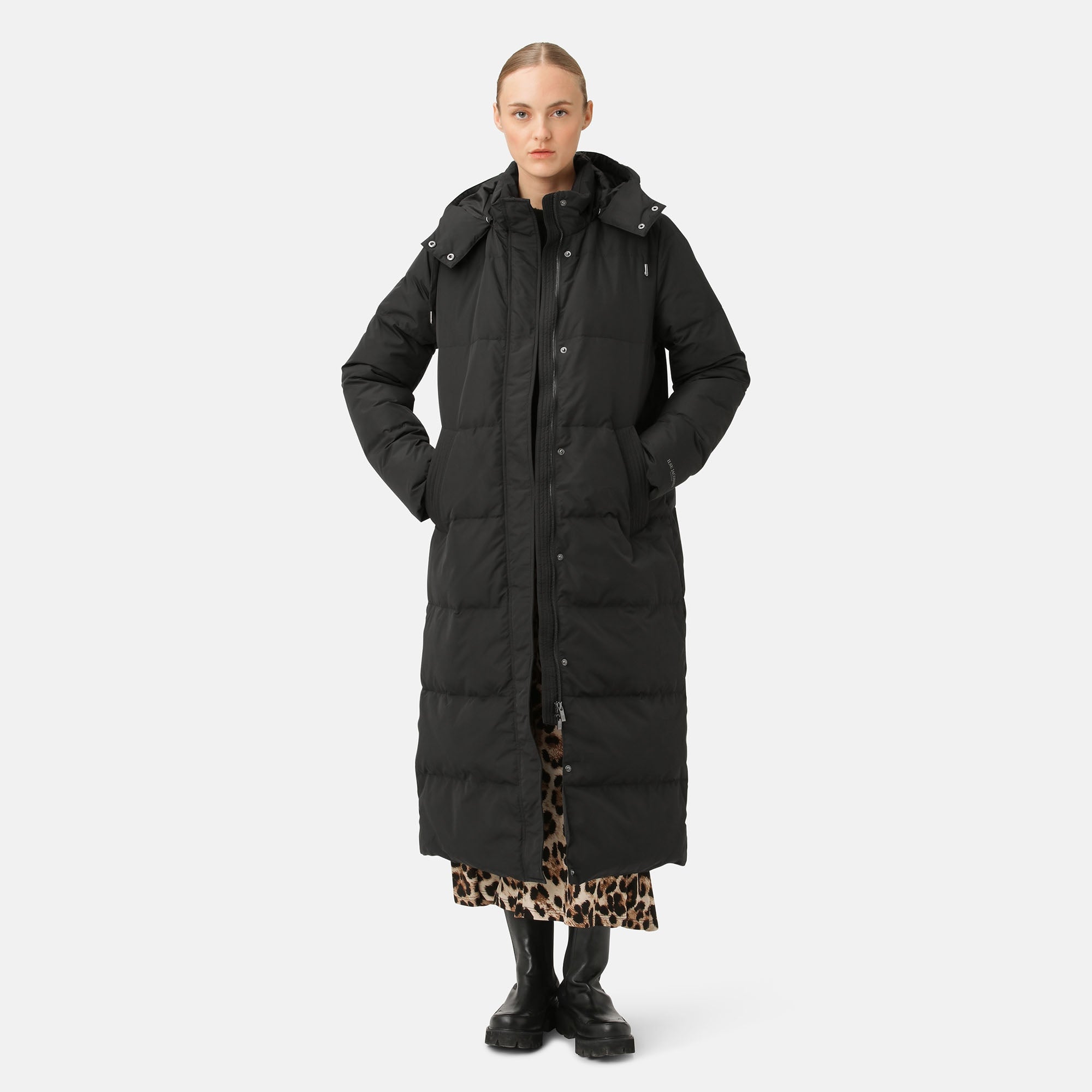Down Coat | Black | Coat | Ilse Jacobsen