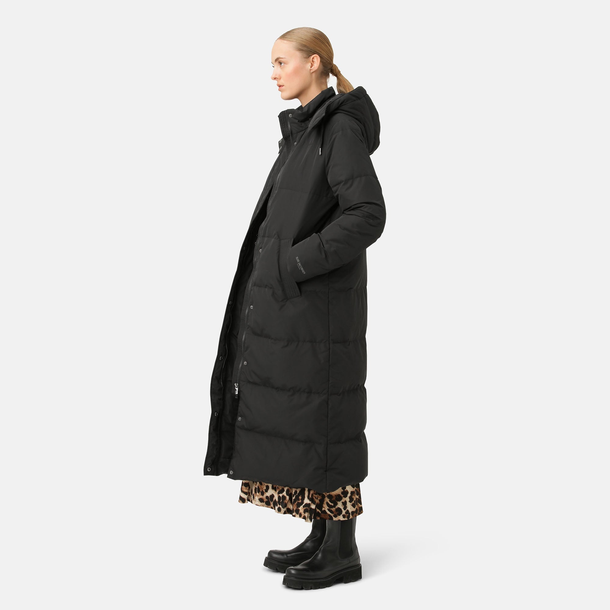 Down Coat | Black | Coat | Ilse Jacobsen