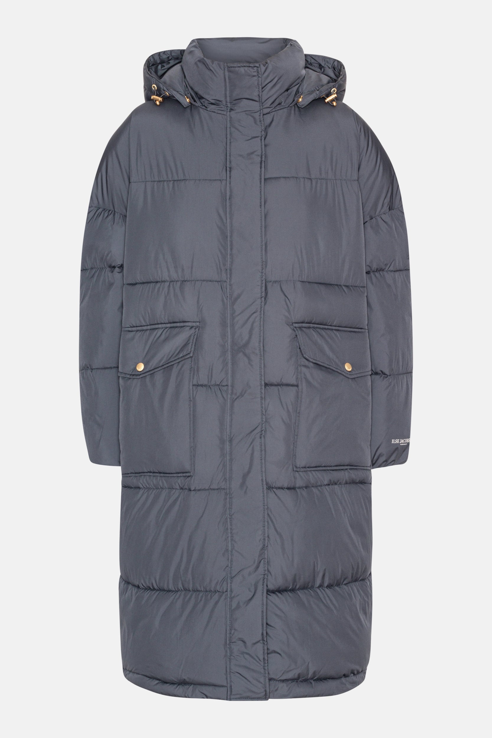 Lange Winterjas PEPPY06 | Ombre Blue | Coat | Ilse Jacobsen