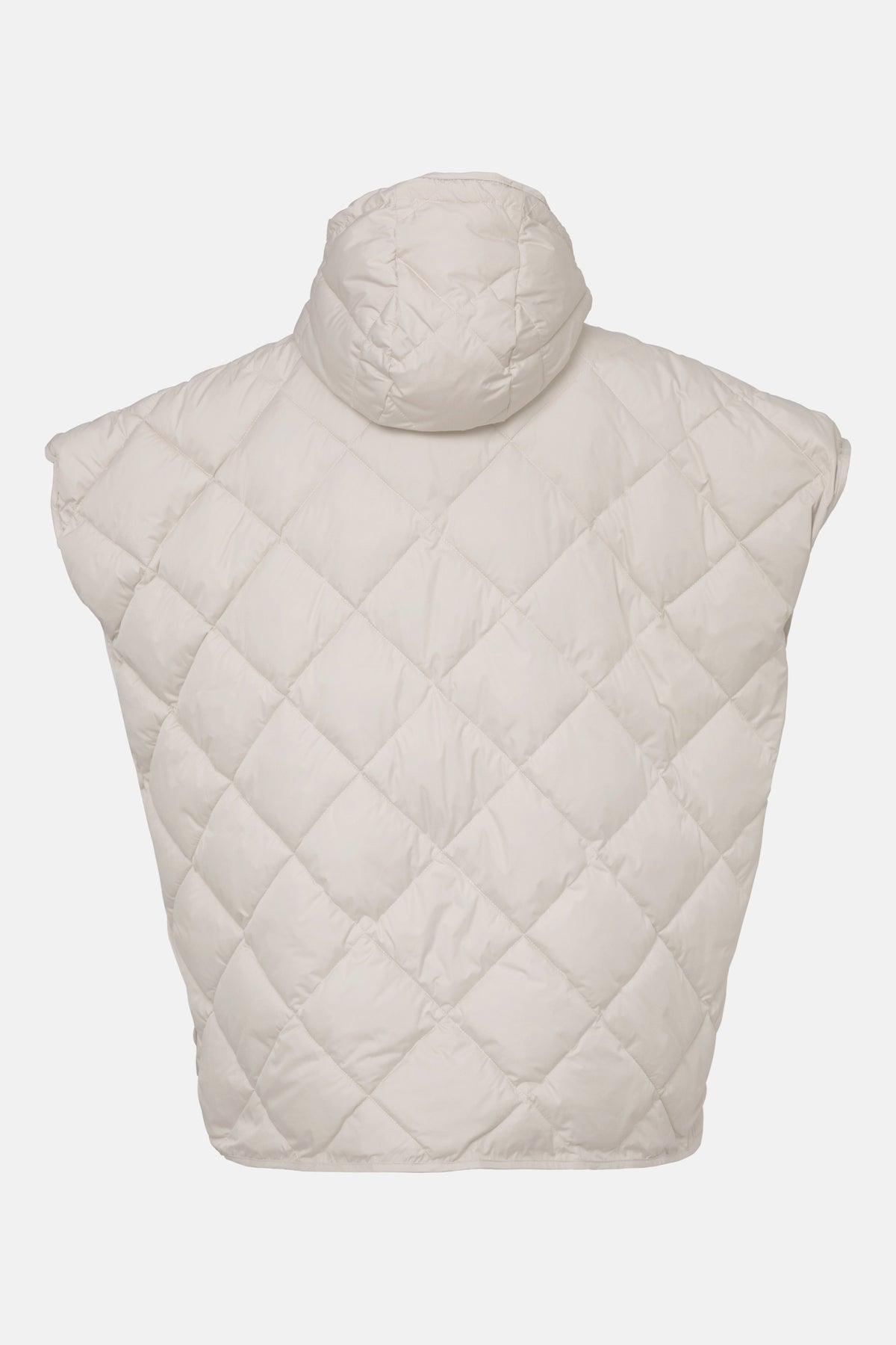 Gewatteerde cape PEPPY12 | Silver Grey | Cape | Ilse Jacobsen