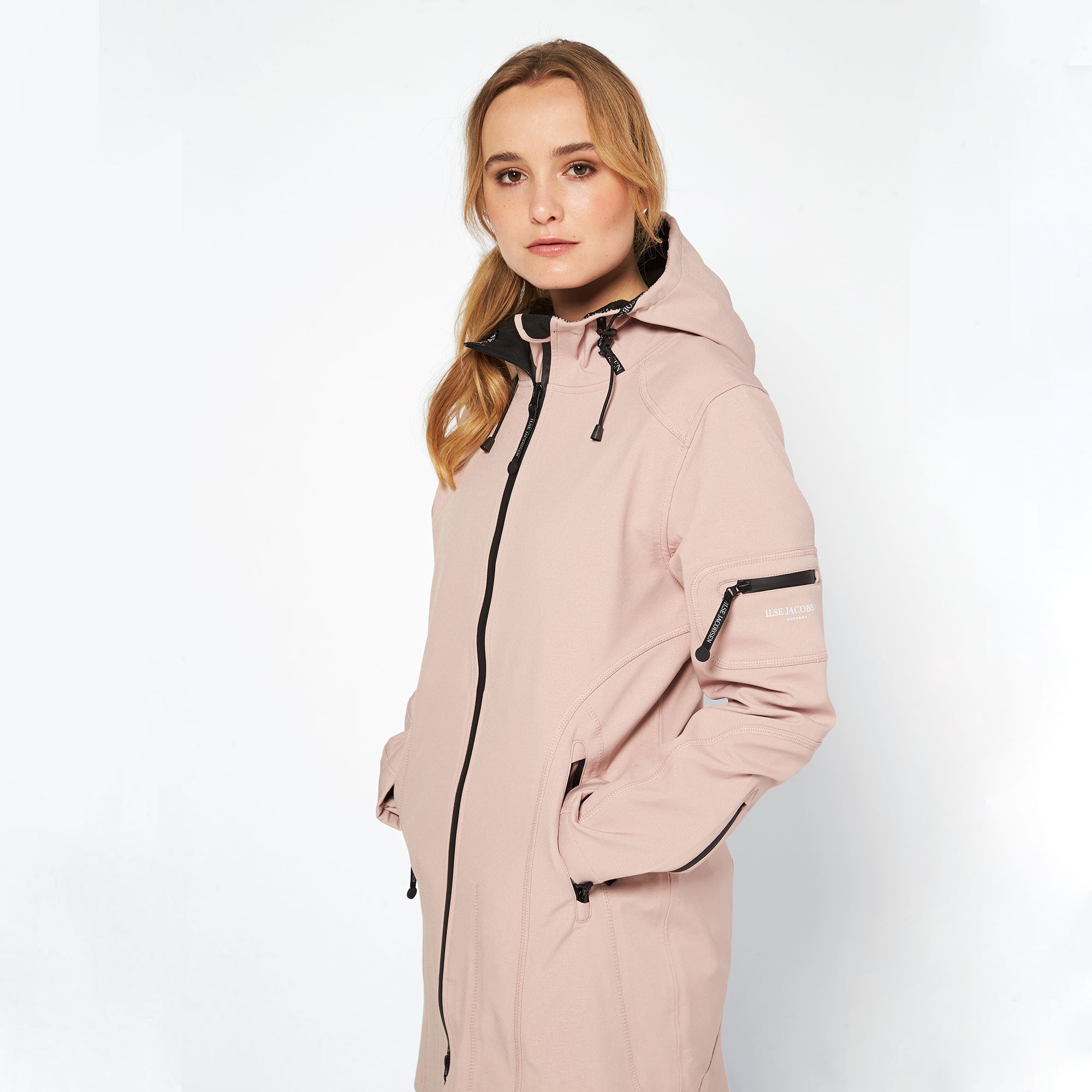 Softshell regenjas RAIN07 | Adobe Rose | Raincoat | Ilse Jacobsen