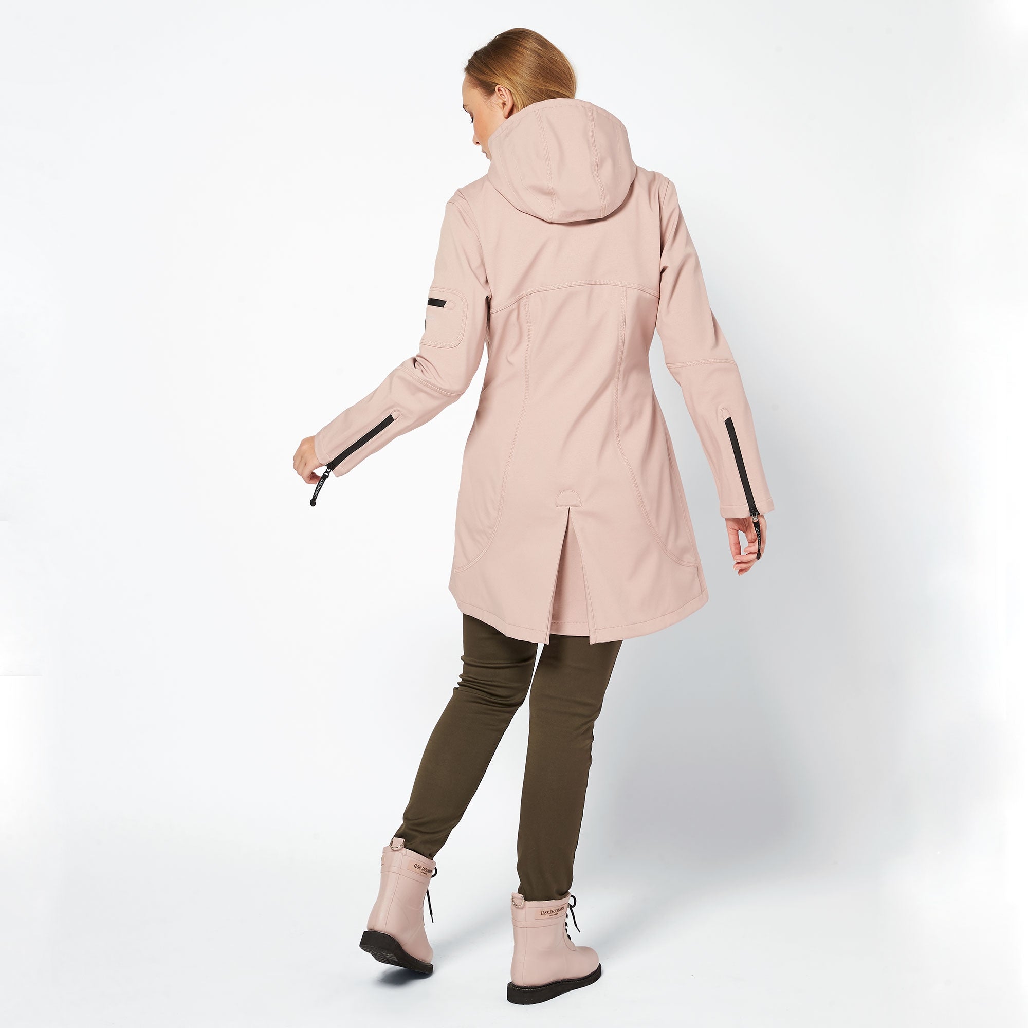 Softshell regenjas RAIN07 | Adobe Rose | Raincoat | Ilse Jacobsen