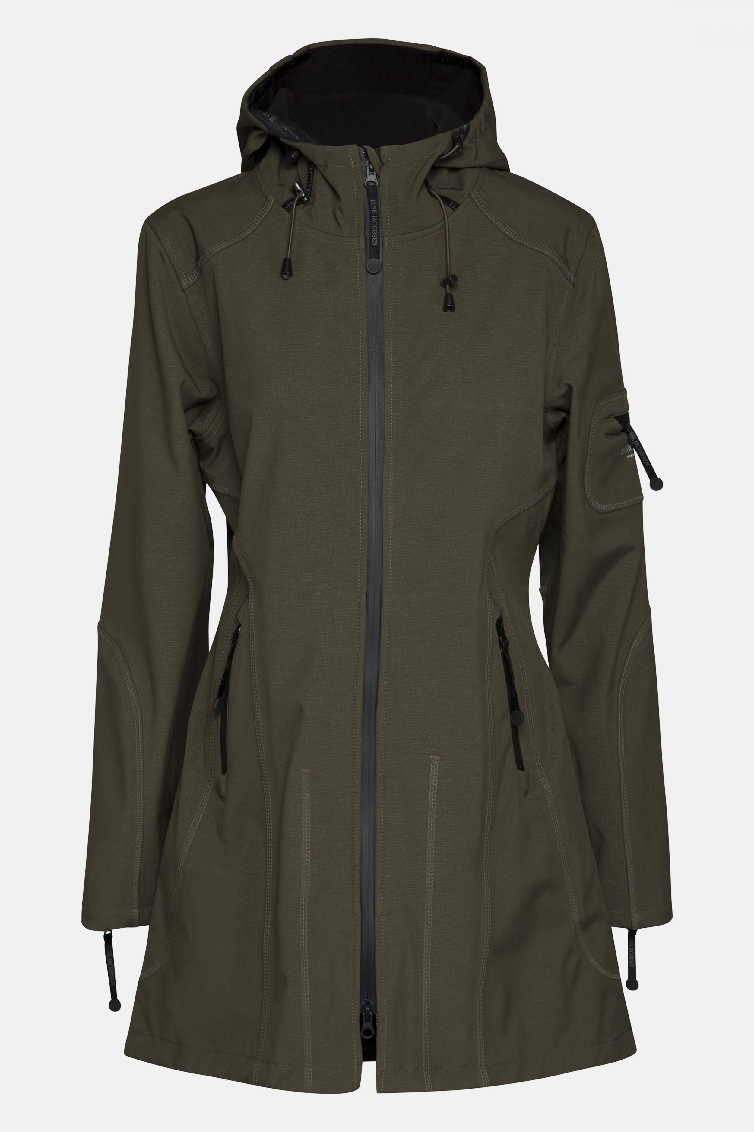 Softshell regenjas RAIN07 | Army | Raincoat | Ilse Jacobsen