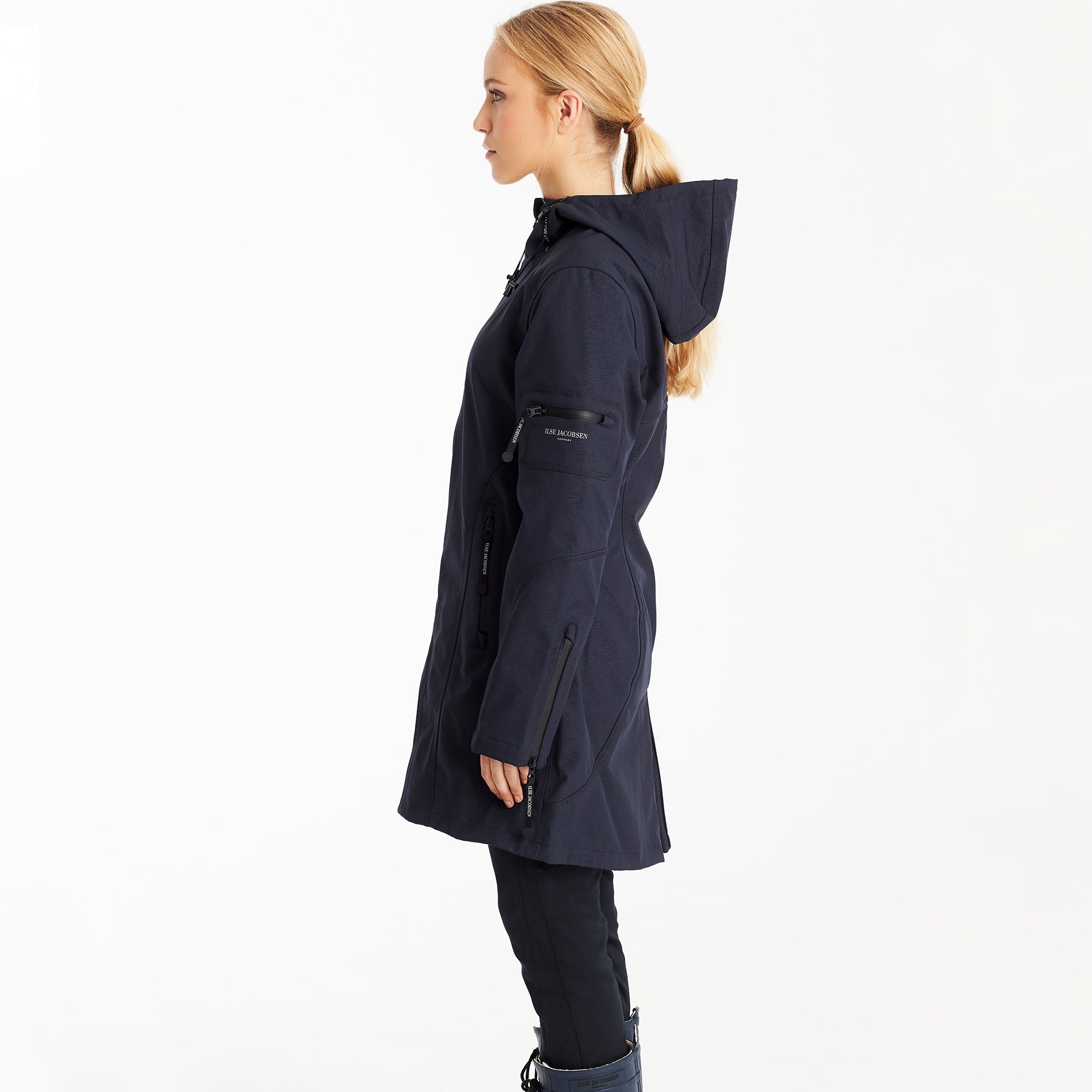 Softshell regenjas RAIN07 | Indigo | Raincoat | Ilse Jacobsen