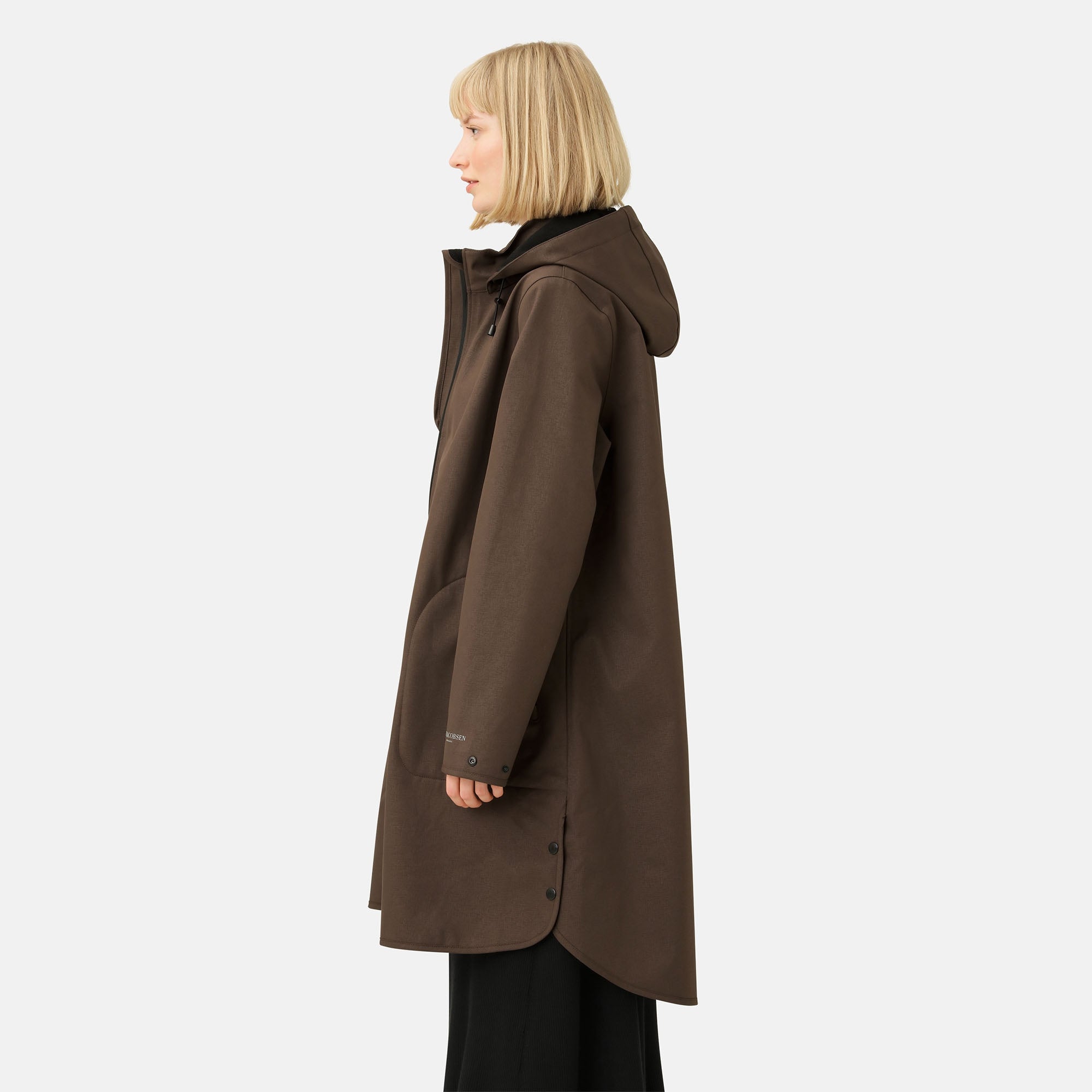 Softshell regenjas RAIN128 | Chocolate Brown | Raincoat | Ilse Jacobsen