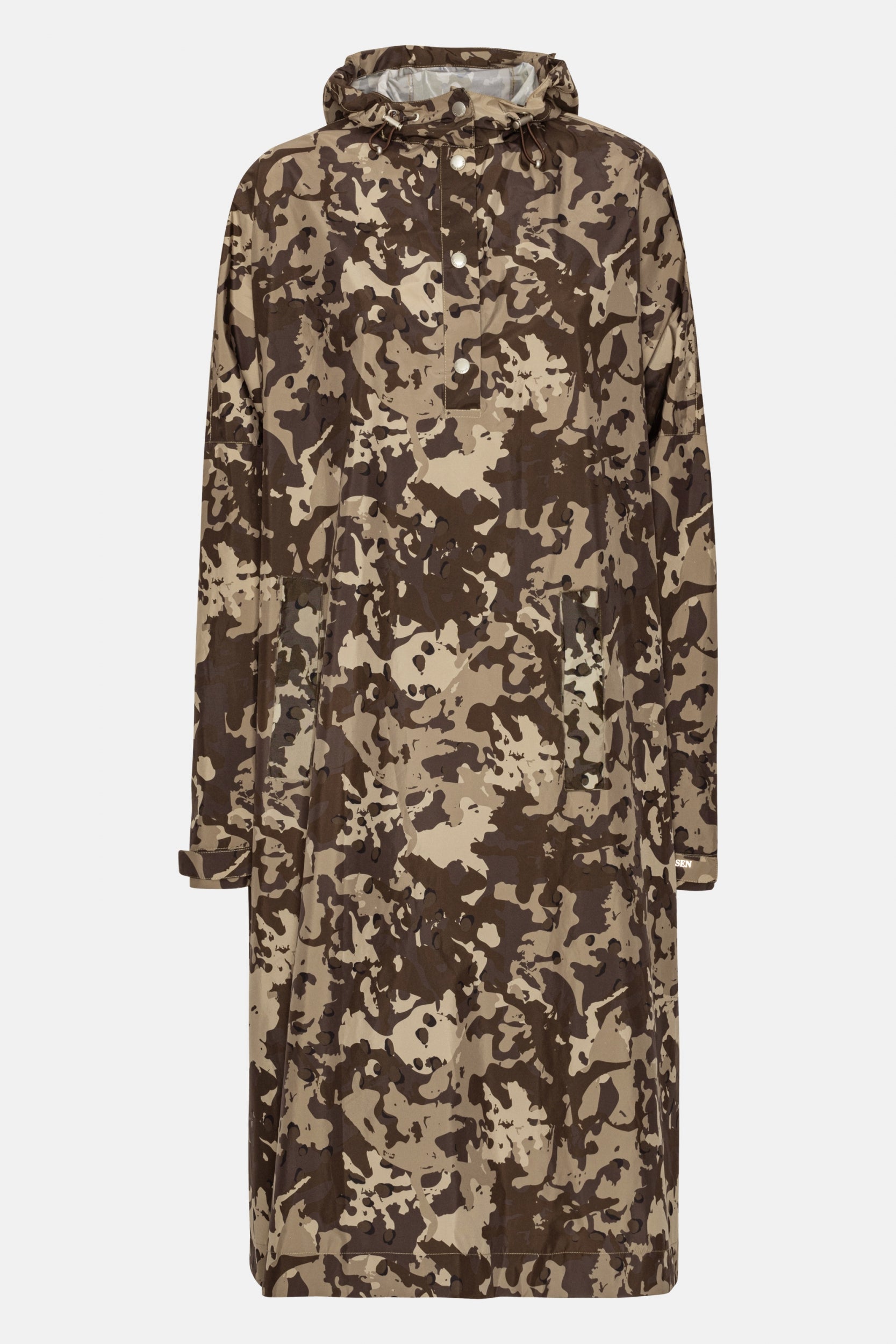 Regenponcho RAIN221SPP | Brown Camo | Poncho | Ilse Jacobsen