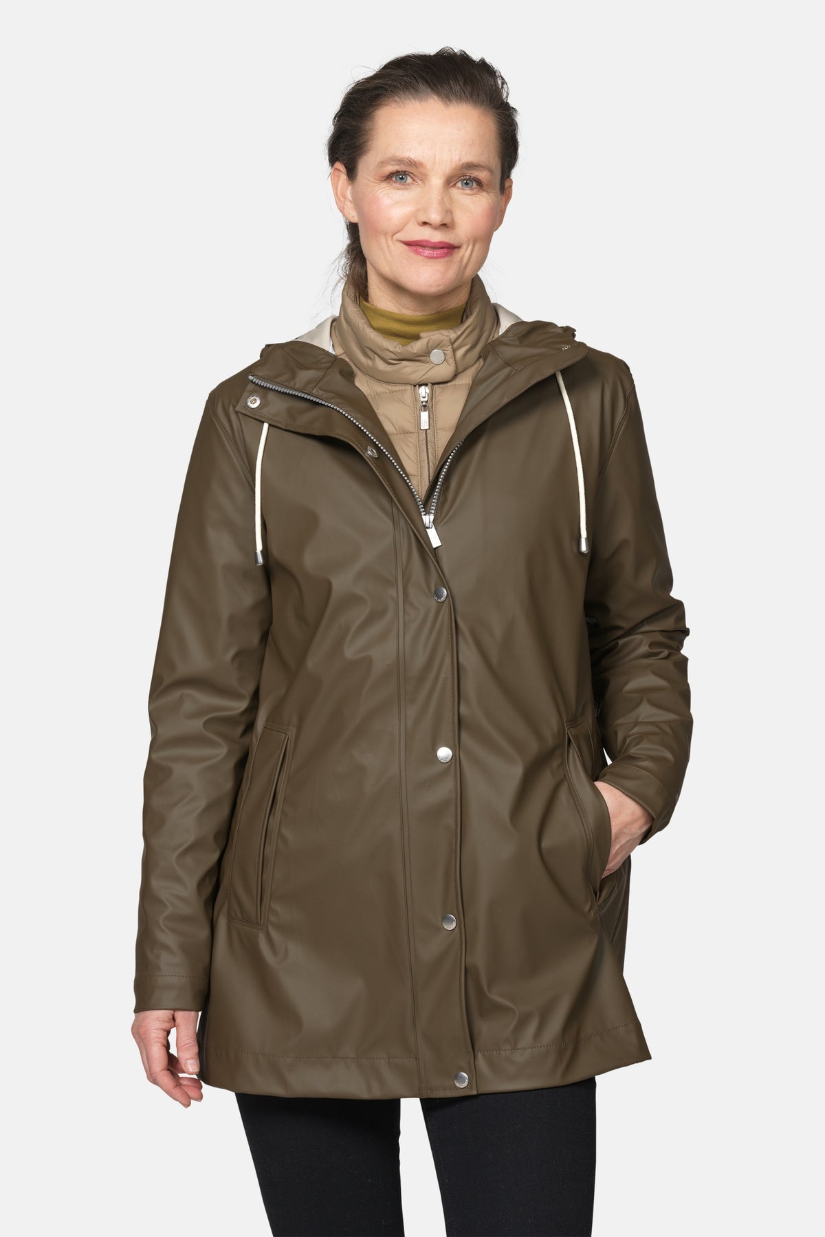 Korte regenjas RAIN228FR | Wren | Raincoat | Ilse Jacobsen