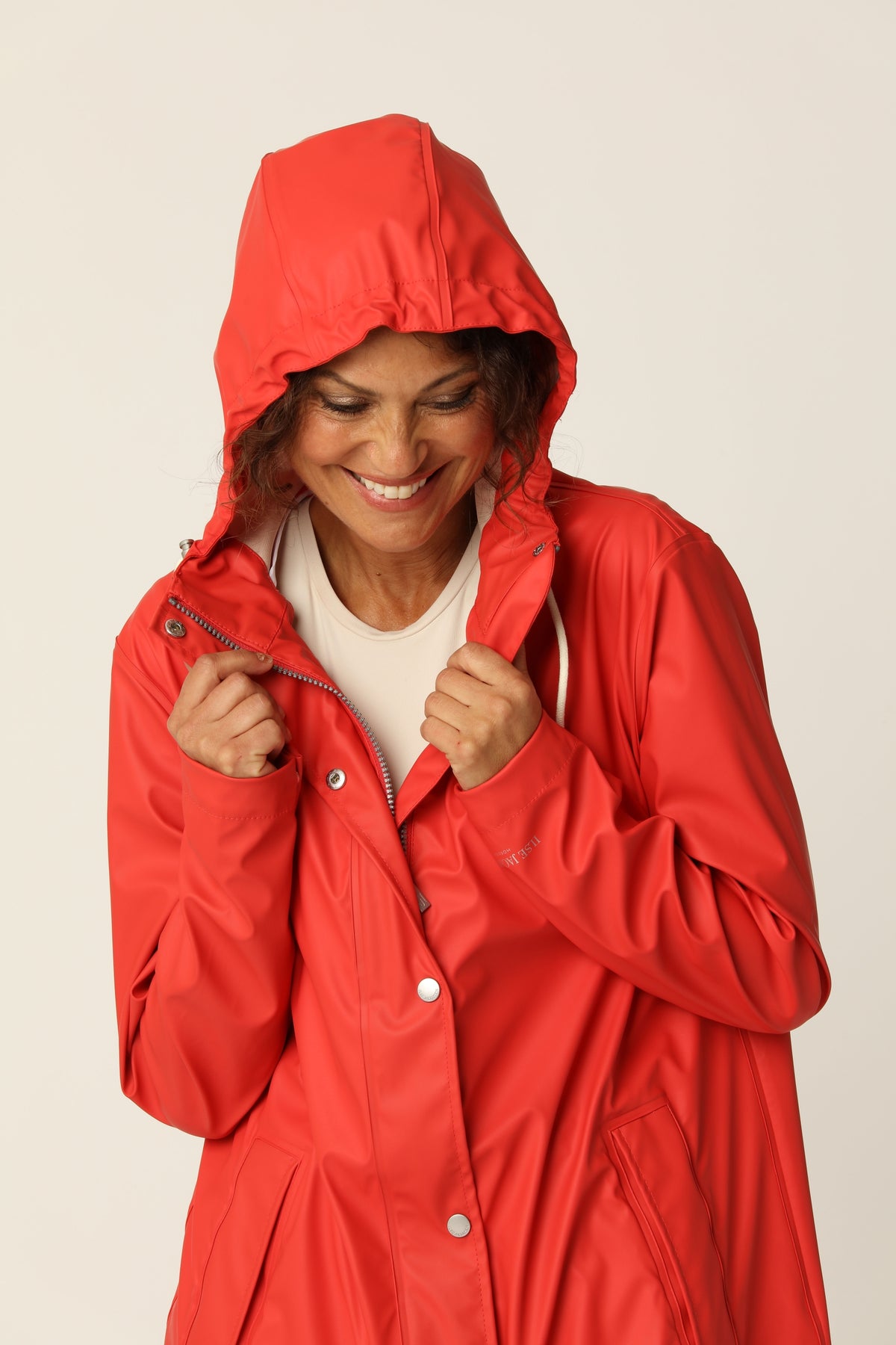 Korte regenjas RAIN228FR | Baked Apple | Raincoat | Ilse Jacobsen