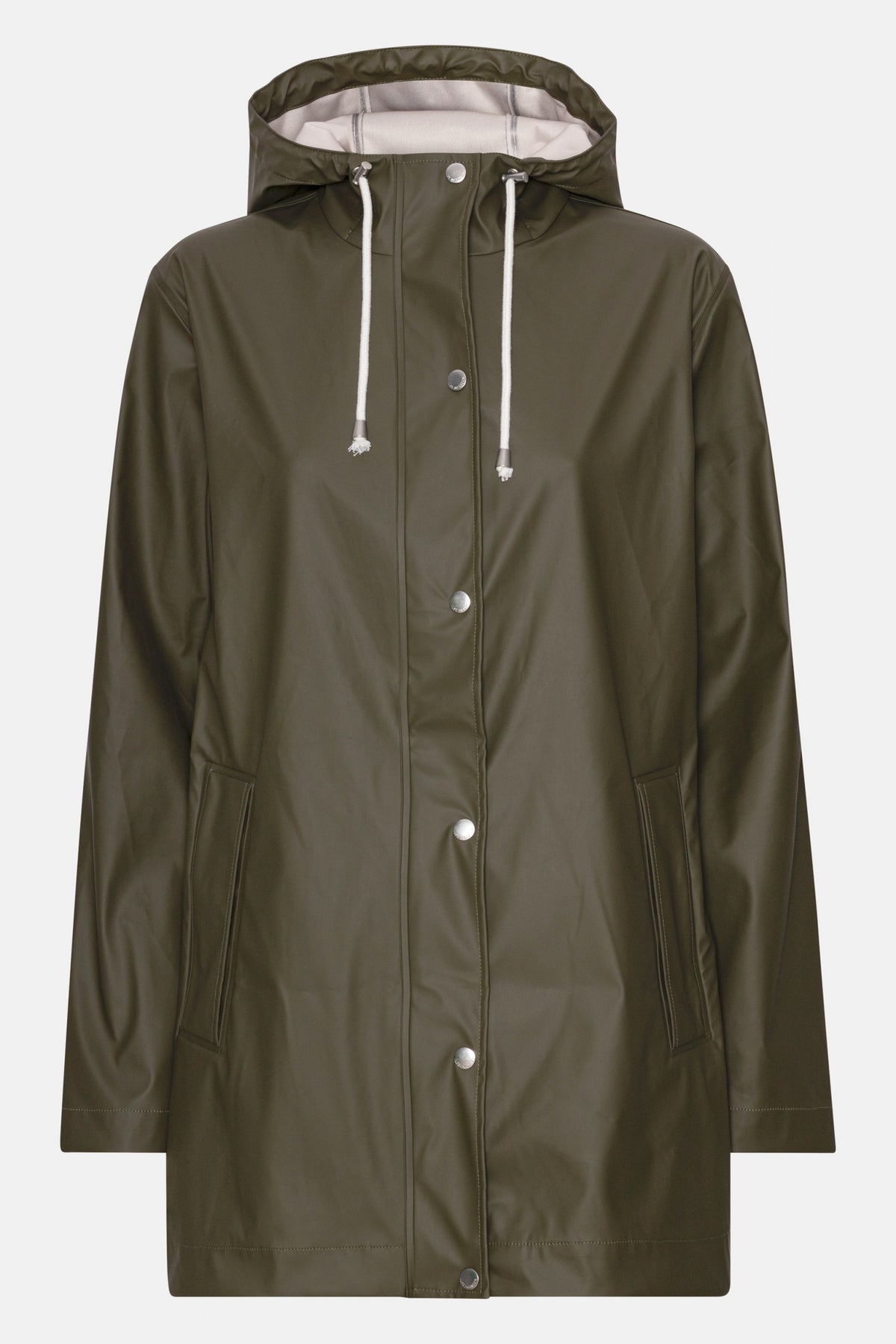 Korte regenjas RAIN228FR | Army | Raincoat | Ilse Jacobsen