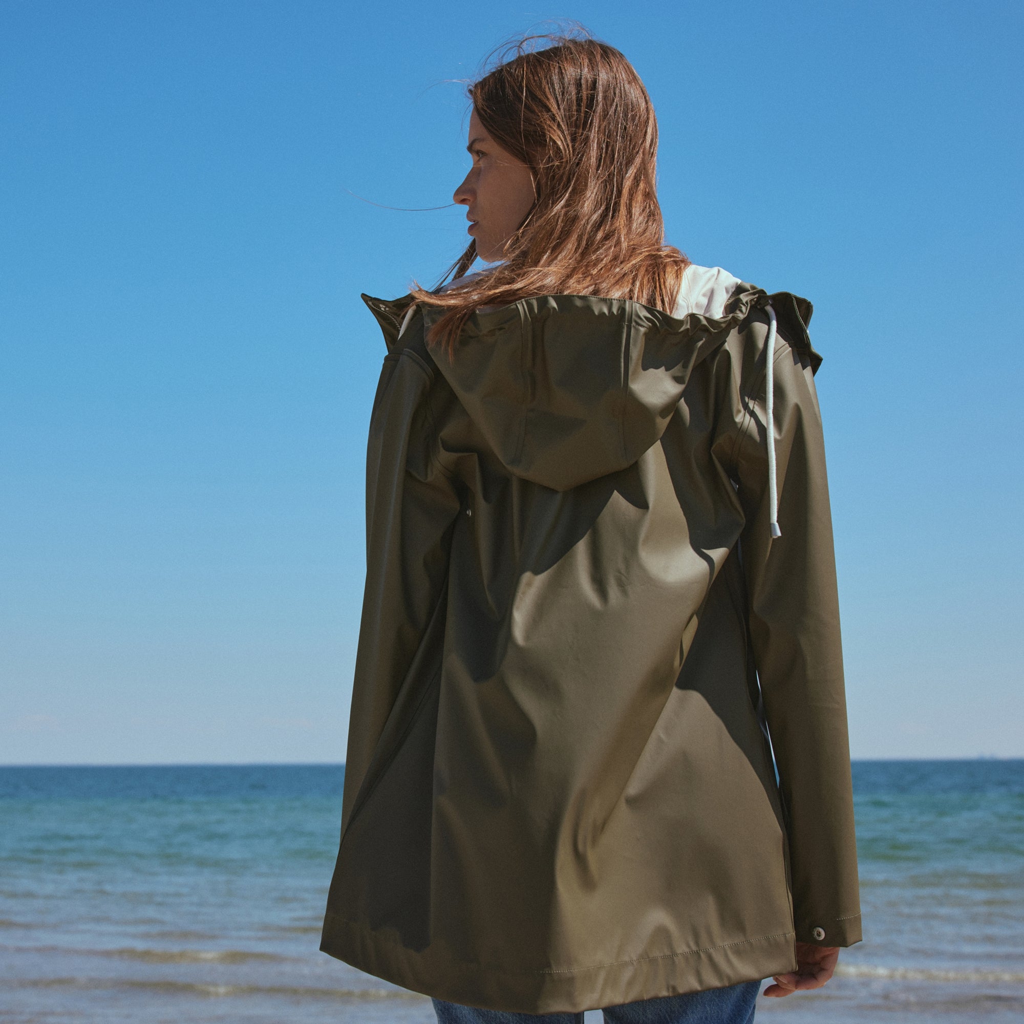 Regenjas RAIN228FR | Army | Raincoat | Ilse Jacobsen