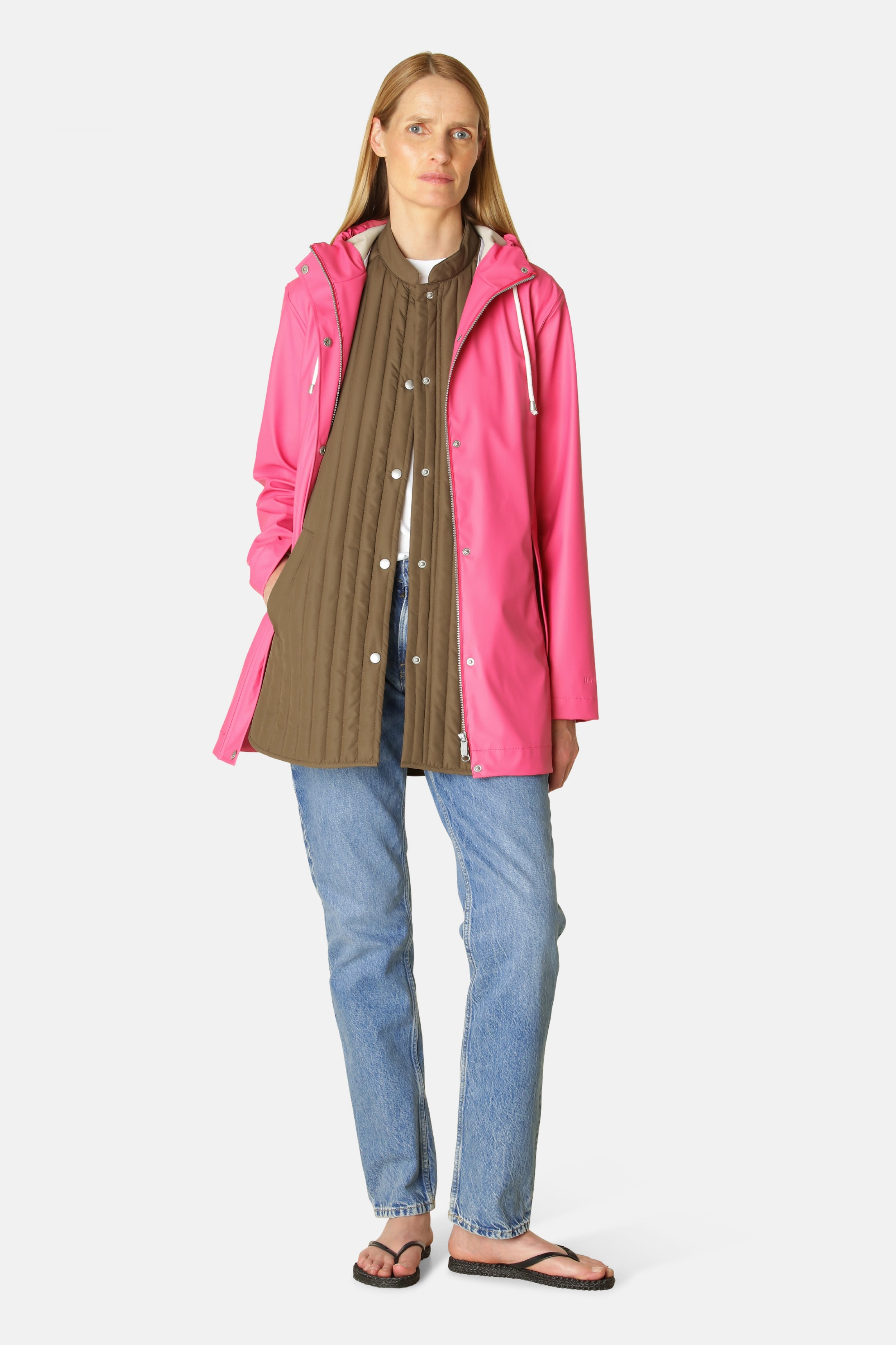 Regenjas RAIN228FR | Magenta | Raincoat | Ilse Jacobsen