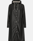 Lange regenjas RAIN232FR - 002 Black Beauty | Black Beauty | Raincoat | Ilse Jacobsen
