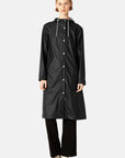 Lange regenjas RAIN232FR - 002 Black Beauty | Black Beauty | Raincoat | Ilse Jacobsen