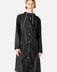 Lange regenjas RAIN232FR - 002 Black Beauty | Black Beauty | Raincoat | Ilse Jacobsen