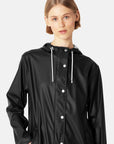 Lange regenjas RAIN232FR - 002 Black Beauty | Black Beauty | Raincoat | Ilse Jacobsen