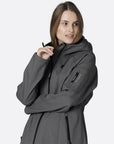 Softshell Regenjas Lang RAIN37L - 033 Dark Shadow | Dark Shadow | Raincoat | Ilse Jacobsen