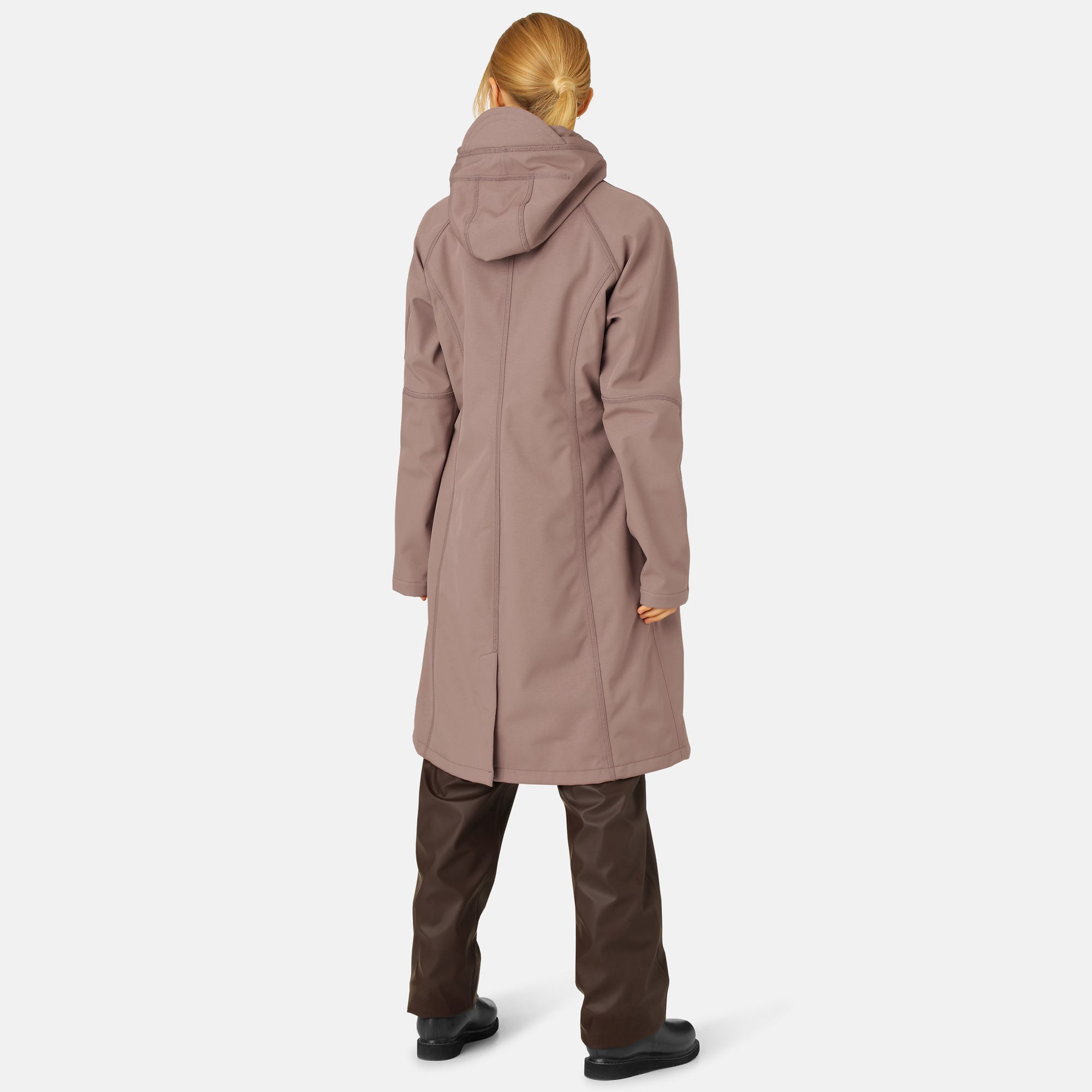 Softshell Regenjas Lang RAIN37L | Old Lavender | Raincoat | Ilse Jacobsen