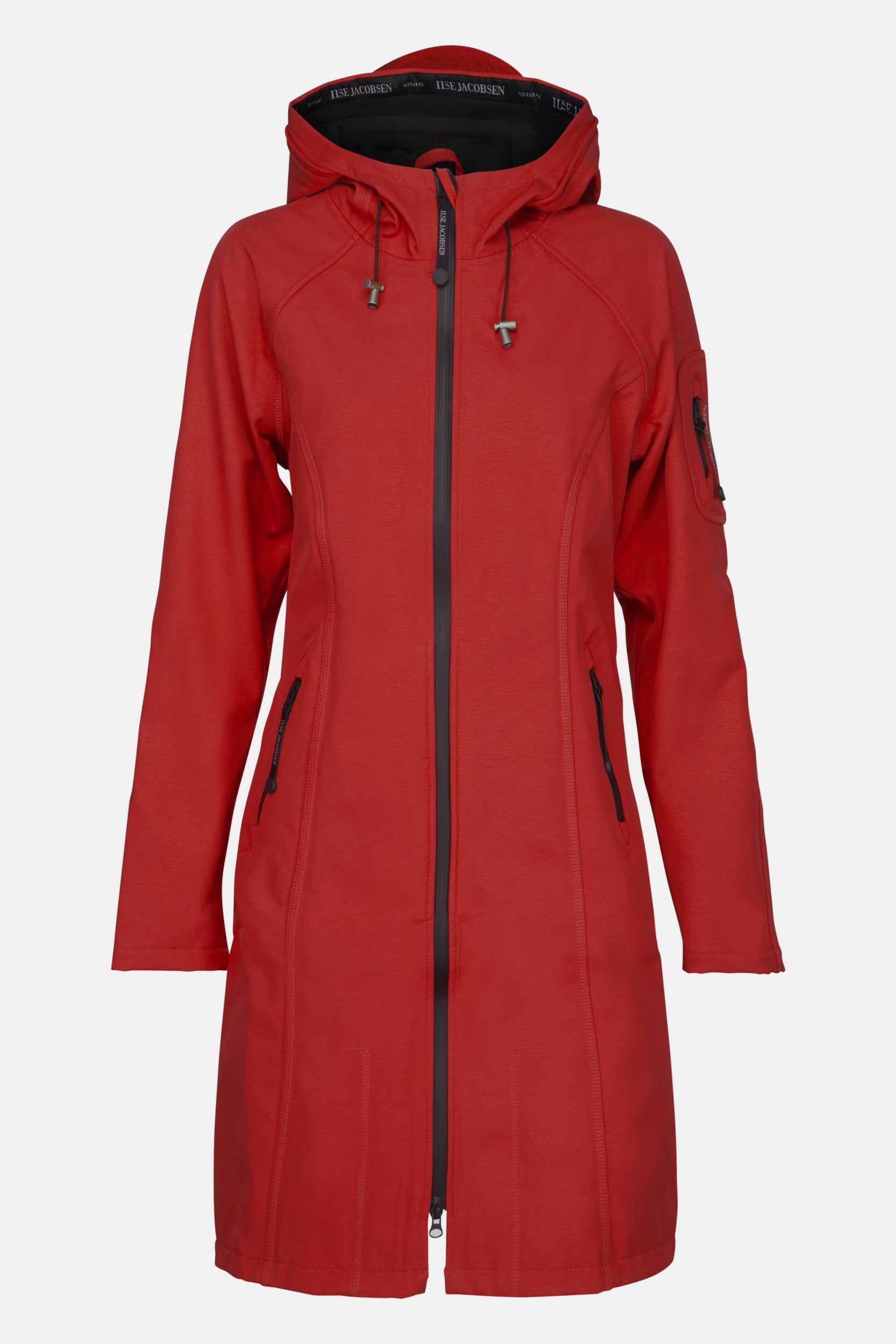 Softshell Regenjas lang RAIN37L | Fire | Raincoat | Ilse Jacobsen