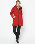 Softshell regenjas RAIN37 | Deep Red | Raincoat | Ilse Jacobsen