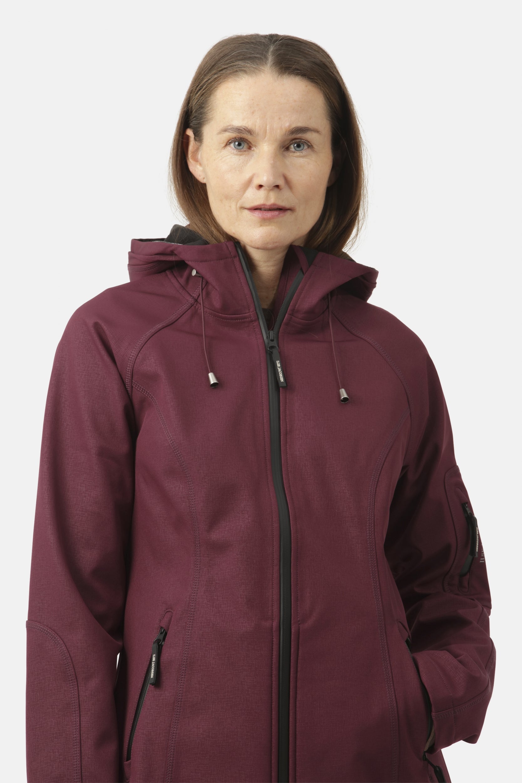 Softshell Regenjas RAIN37 | Maroon Banner | Raincoat | Ilse Jacobsen