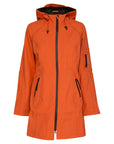 Softshell Regenjas RAIN37 - 363 Warm Orange | Warm Orange | Raincoat | Ilse Jacobsen