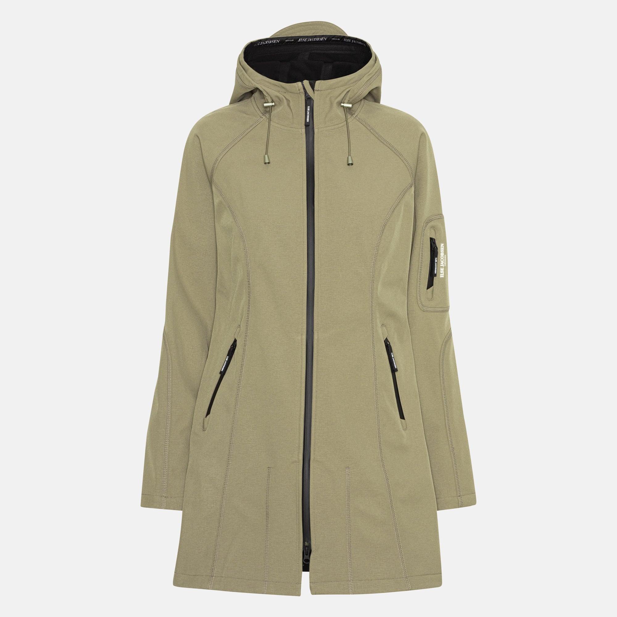 Softshell Regenjas RAIN37 | Sage | Raincoat | Ilse Jacobsen