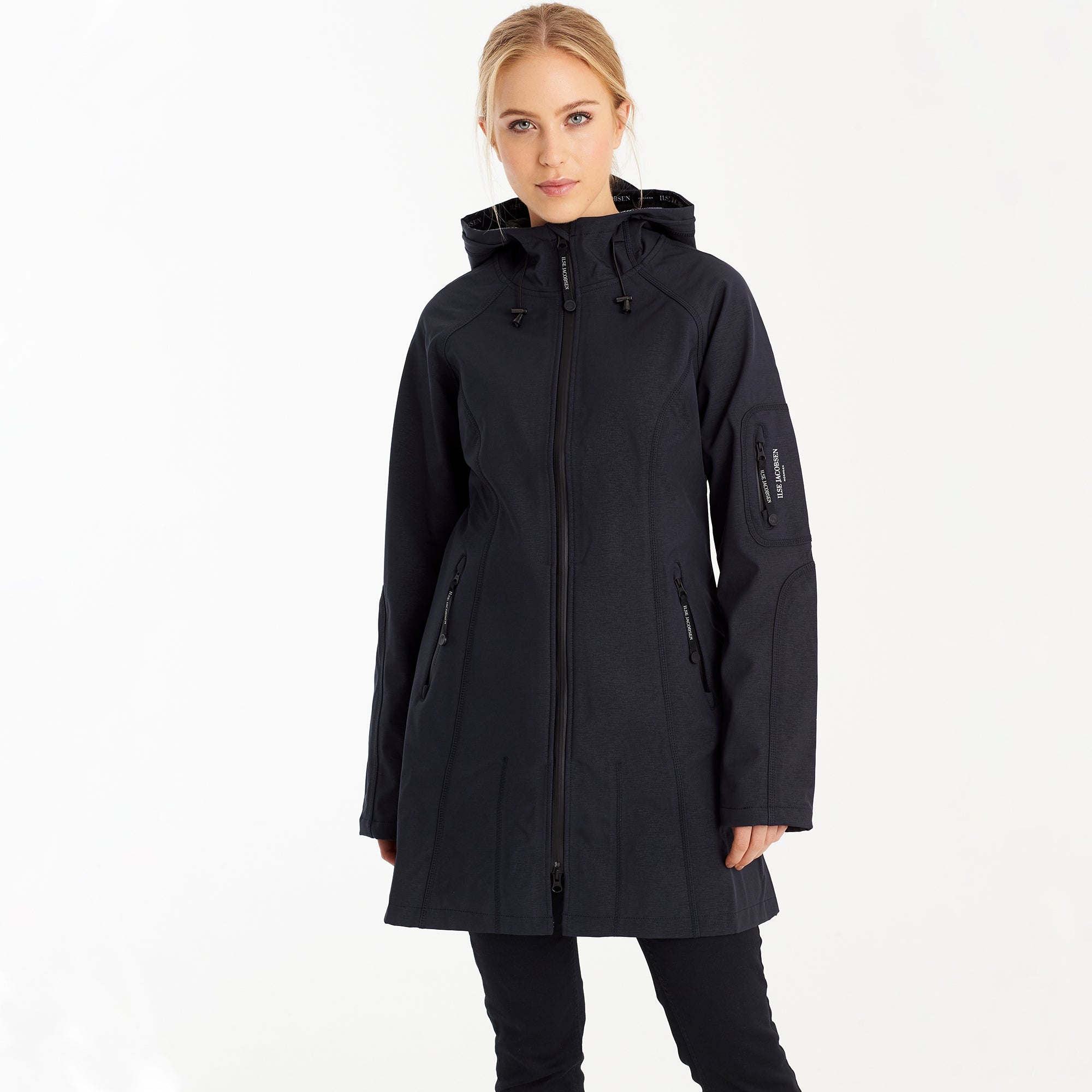 Softshell regenjas RAIN37 | Indigo | Raincoat | Ilse Jacobsen