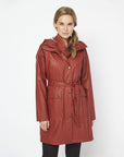 Regenjas RAIN70 - 242 Burnt Henna | Burnt Henna | Raincoat | Ilse Jacobsen
