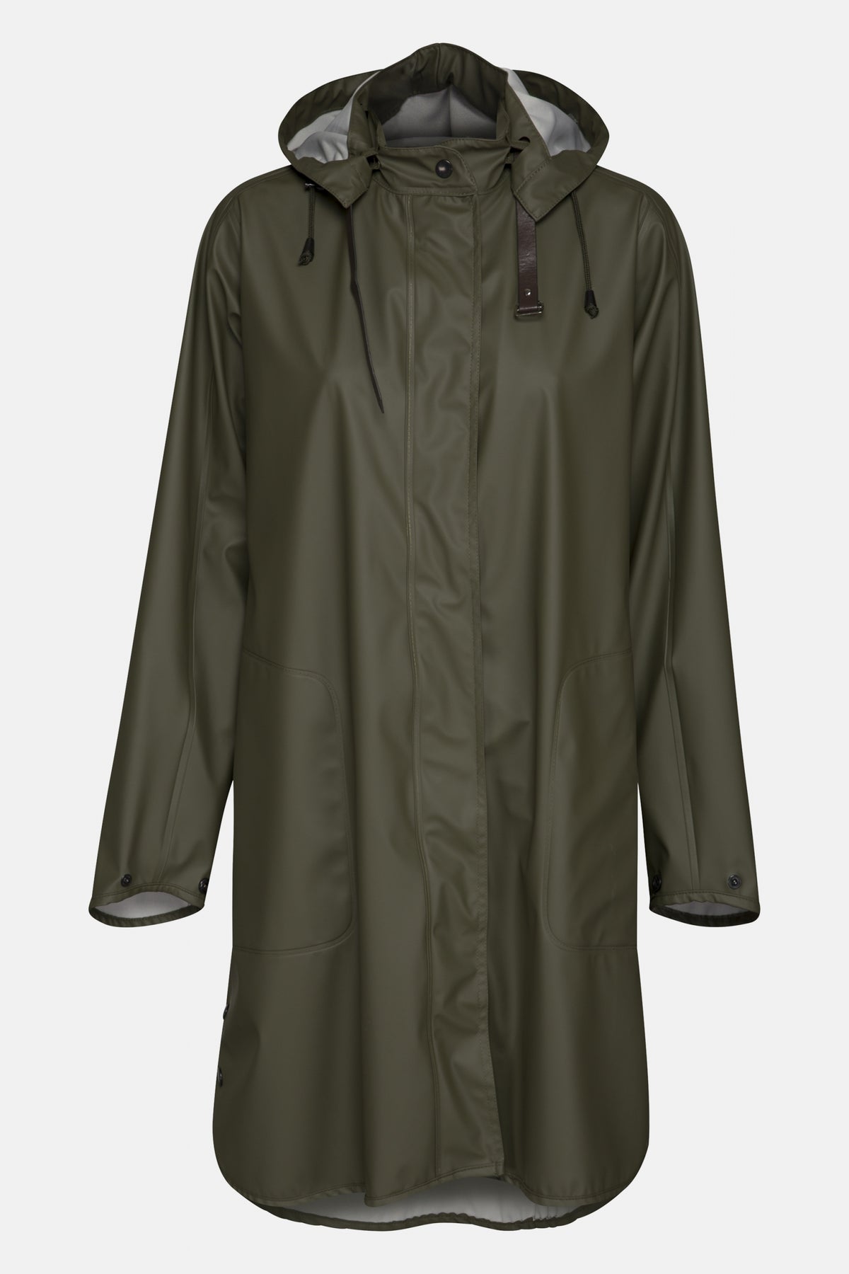 Regenjas in A-lijn RAIN71 | Army | Raincoat | Ilse Jacobsen