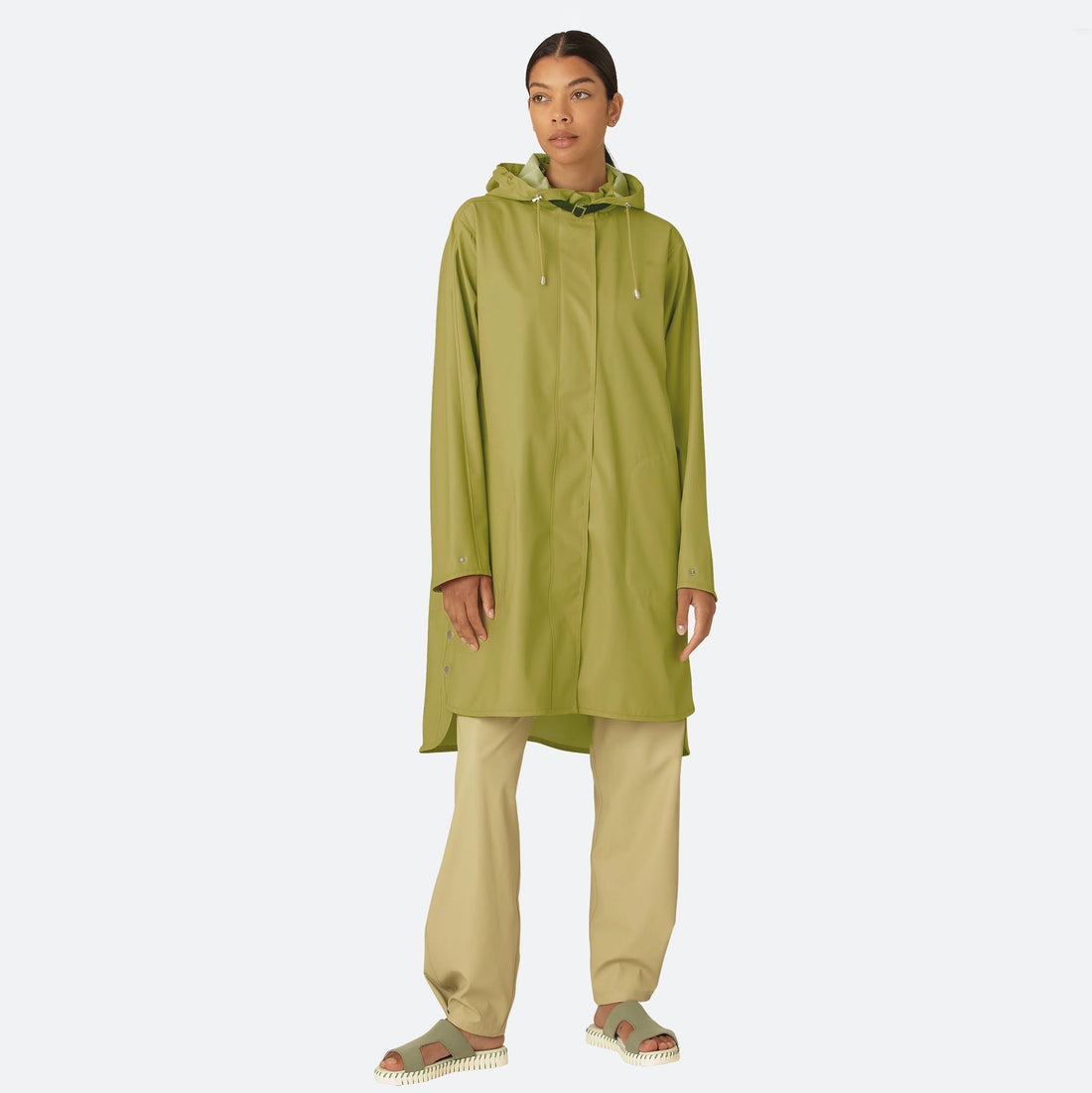 Regenjas RAIN71 | Moss | Raincoat | Ilse Jacobsen