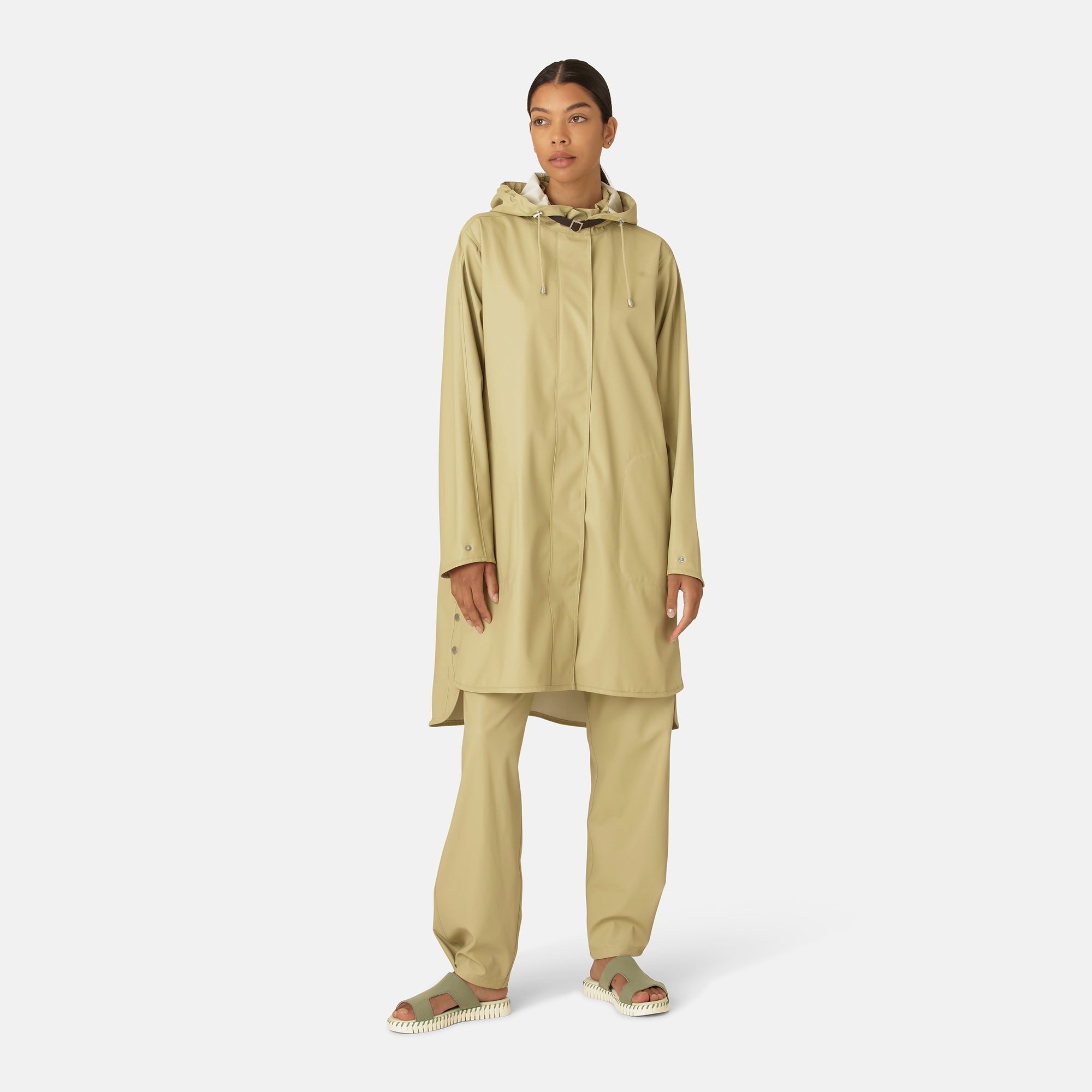 Regenjas RAIN71 | Olive Grass | Raincoat | Ilse Jacobsen