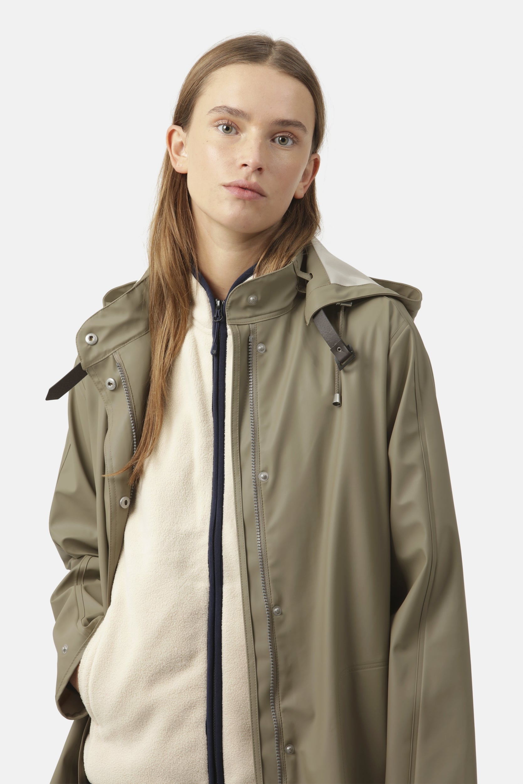 Regenjas RAIN71 | Covert Green | Raincoat | Ilse Jacobsen