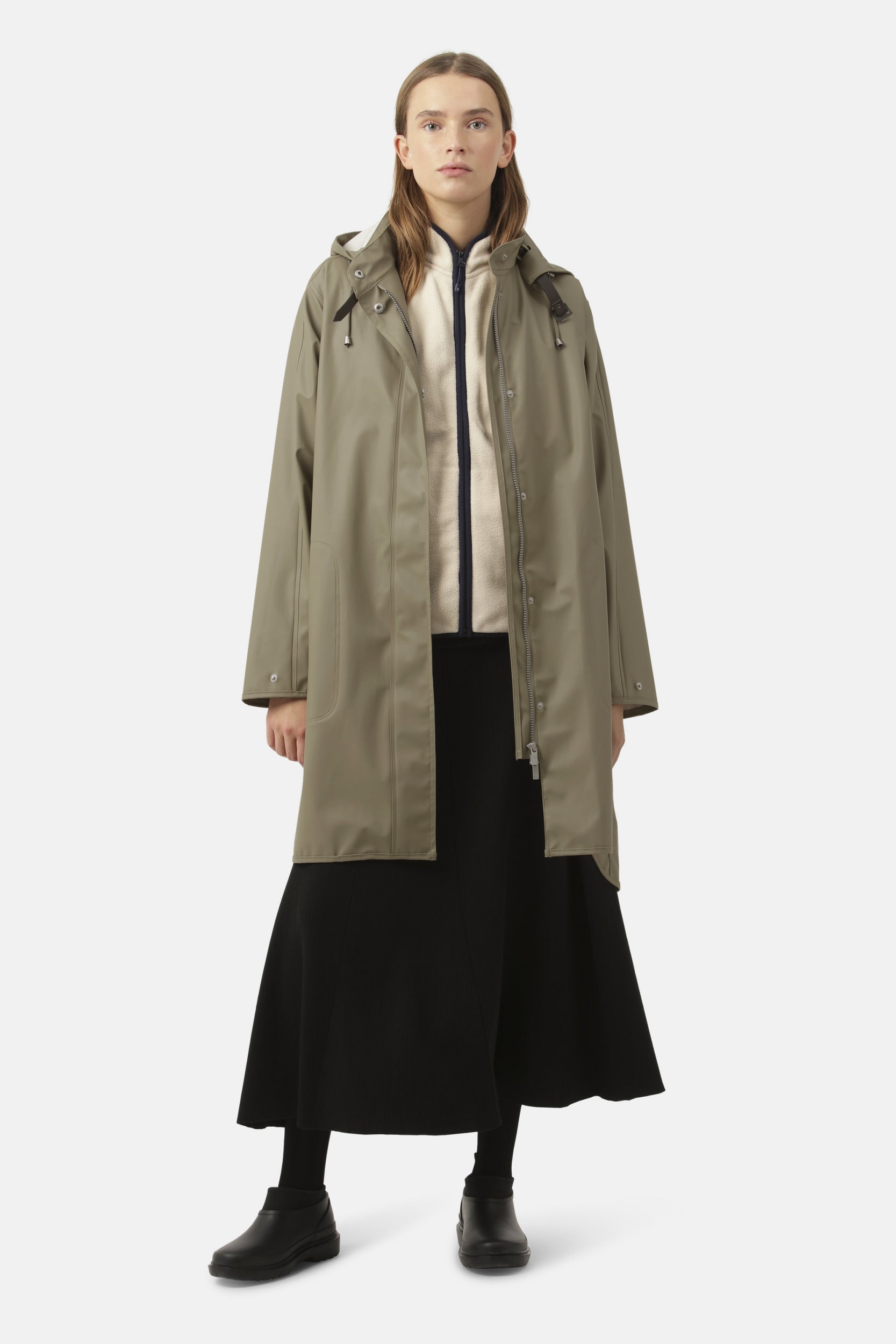Regenjas RAIN71 | Covert Green | Raincoat | Ilse Jacobsen