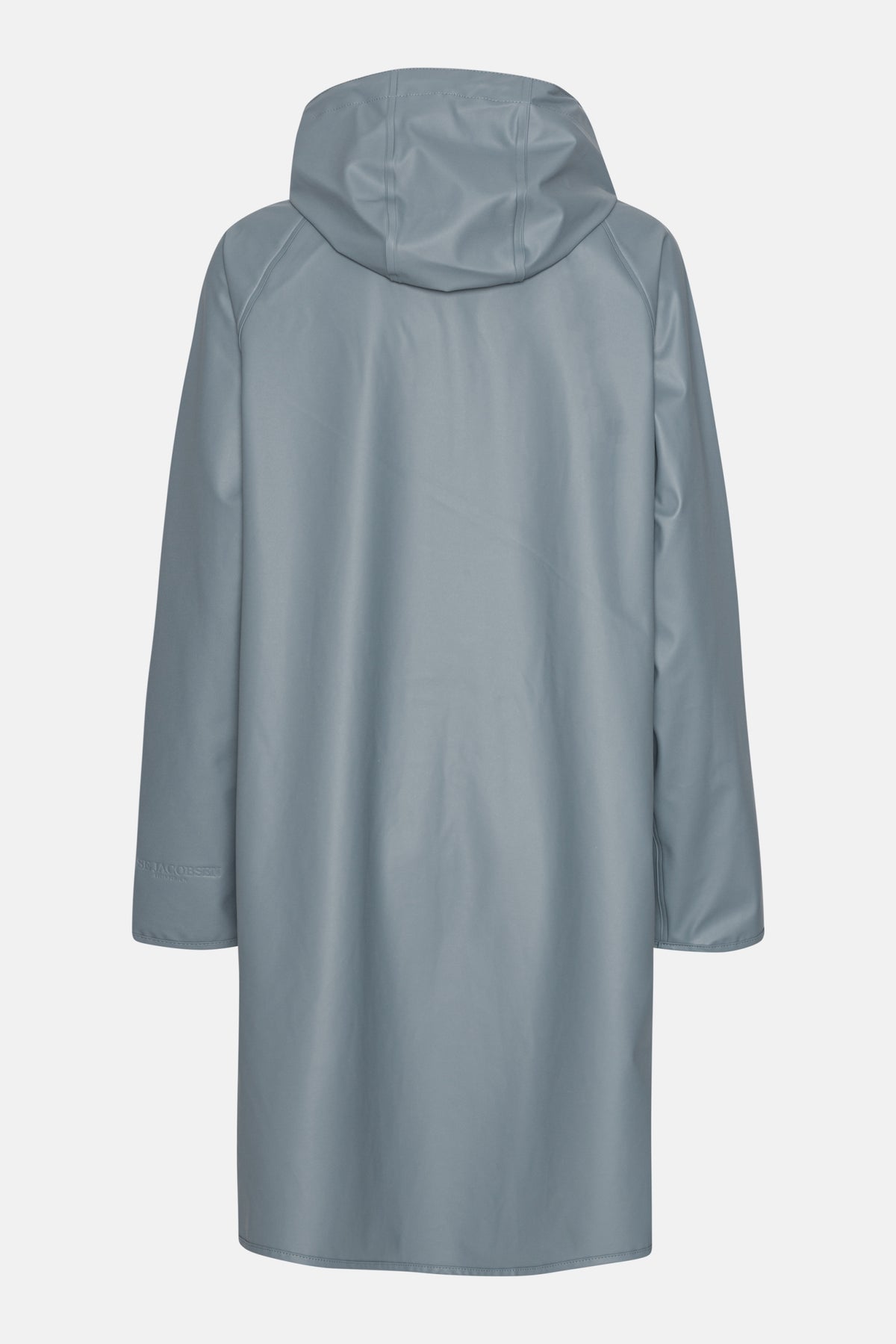 Regenjas in A-lijn RAIN71 | Grey Blue | Raincoat | Ilse Jacobsen