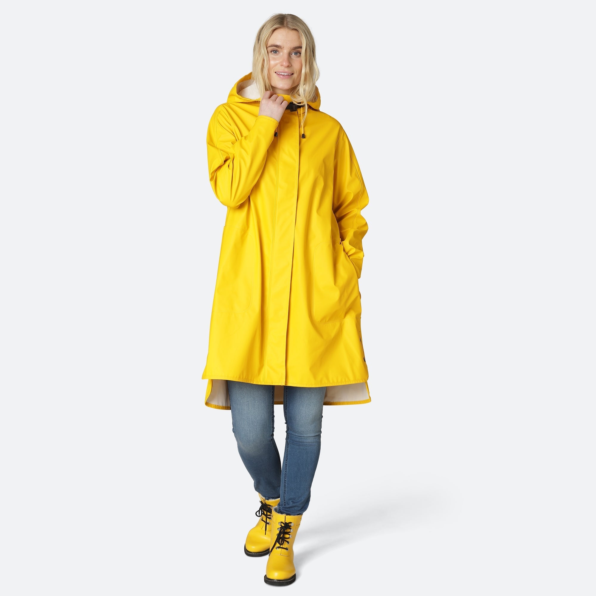 Regenjas RAIN71 | Cyber Yellow | Raincoat | Ilse Jacobsen