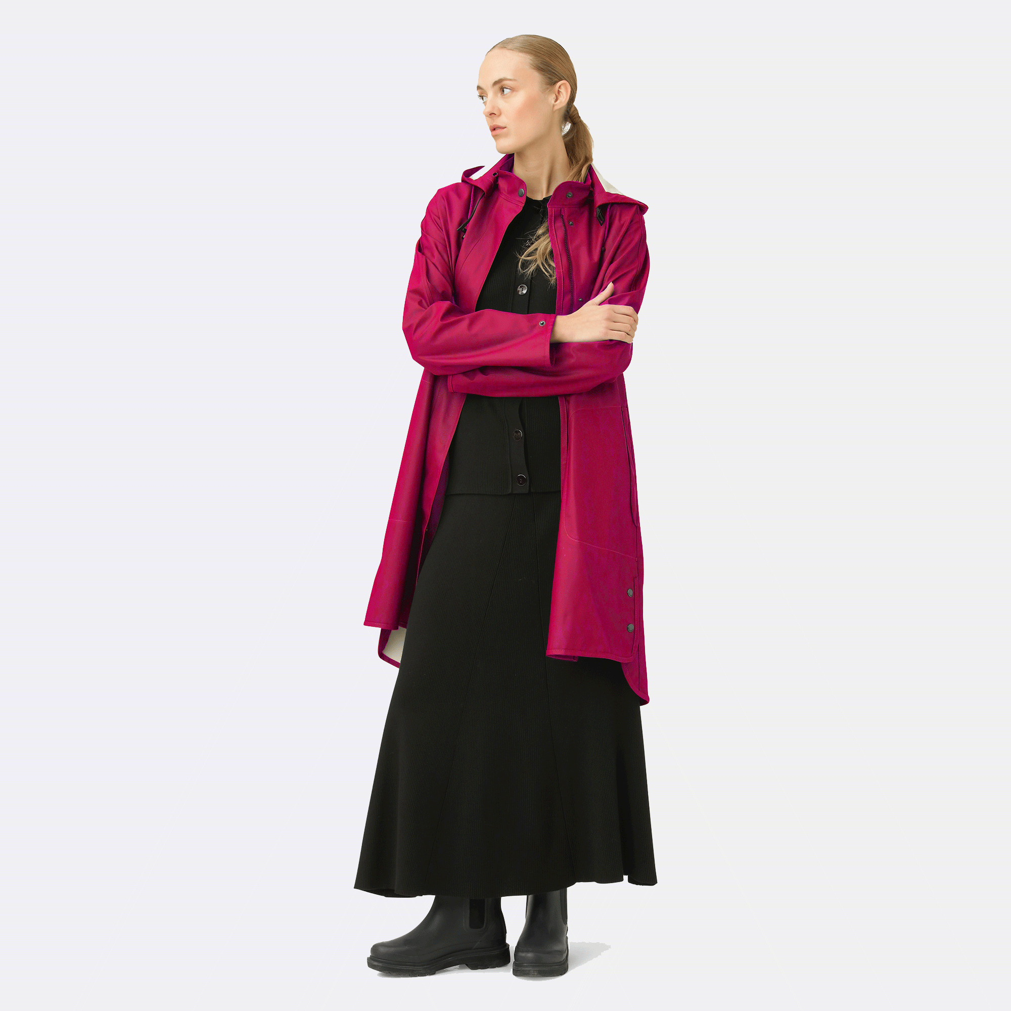 Regenjas RAIN71 | Sangria | Raincoat | Ilse Jacobsen