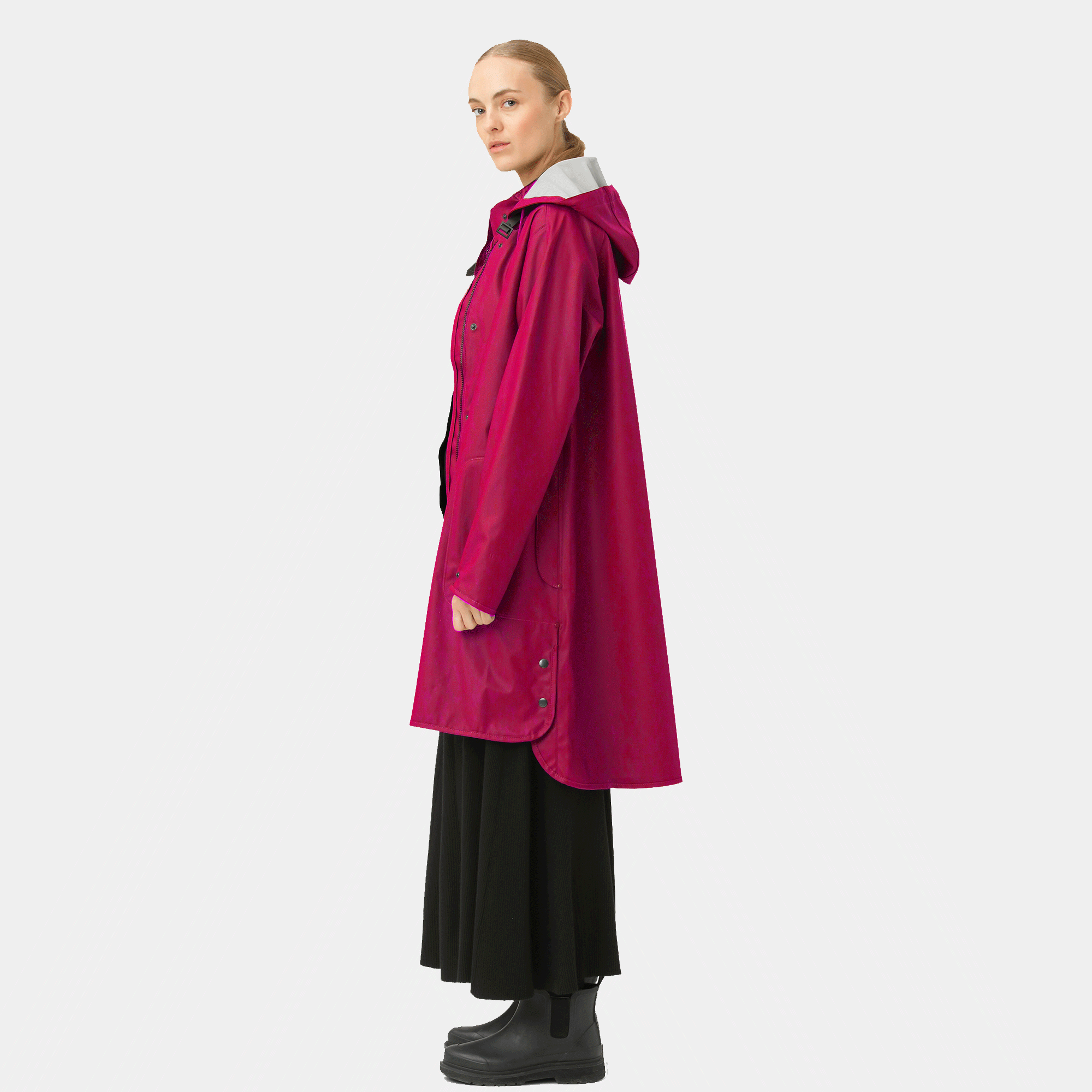 Regenjas RAIN71 | Sangria | Raincoat | Ilse Jacobsen