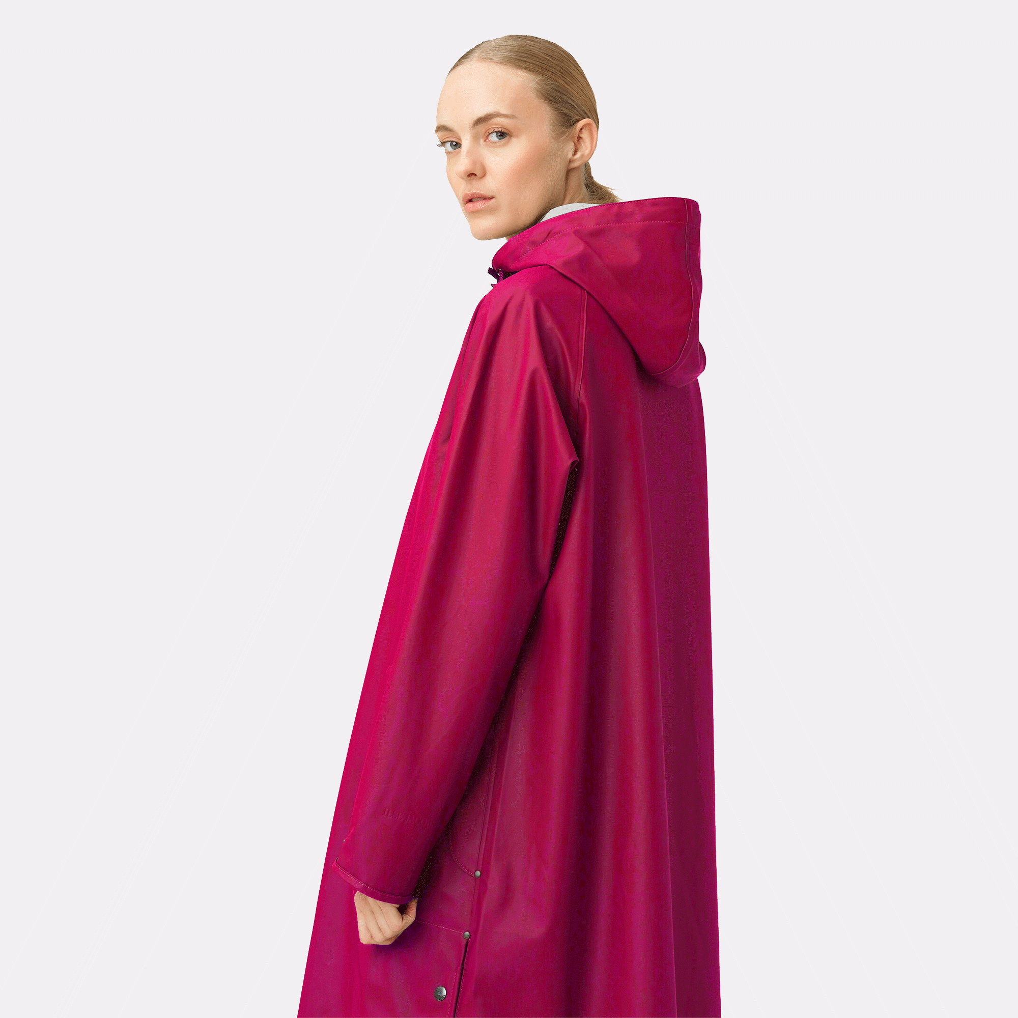 Regenjas RAIN71 | Sangria | Raincoat | Ilse Jacobsen
